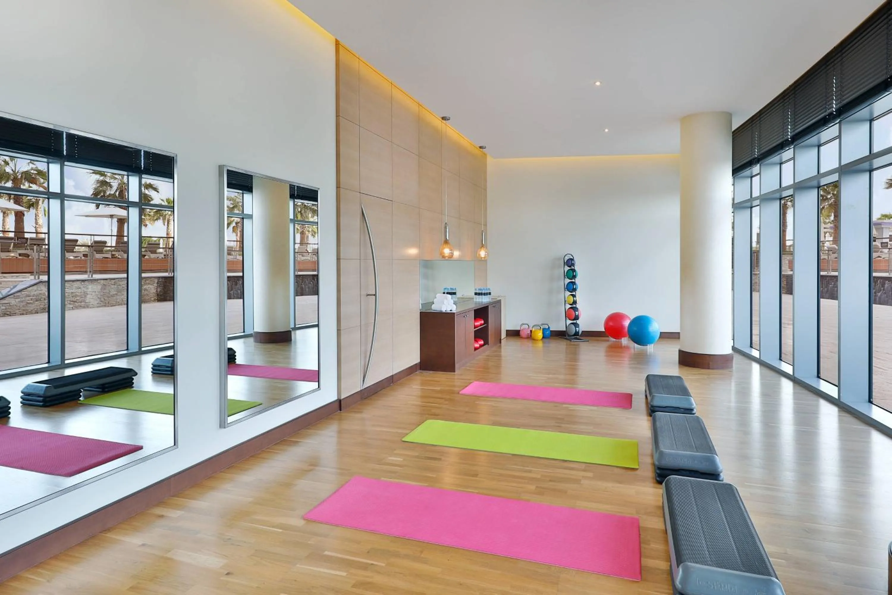 Fitness centre/facilities in Marriott Hotel Al Forsan, Abu Dhabi