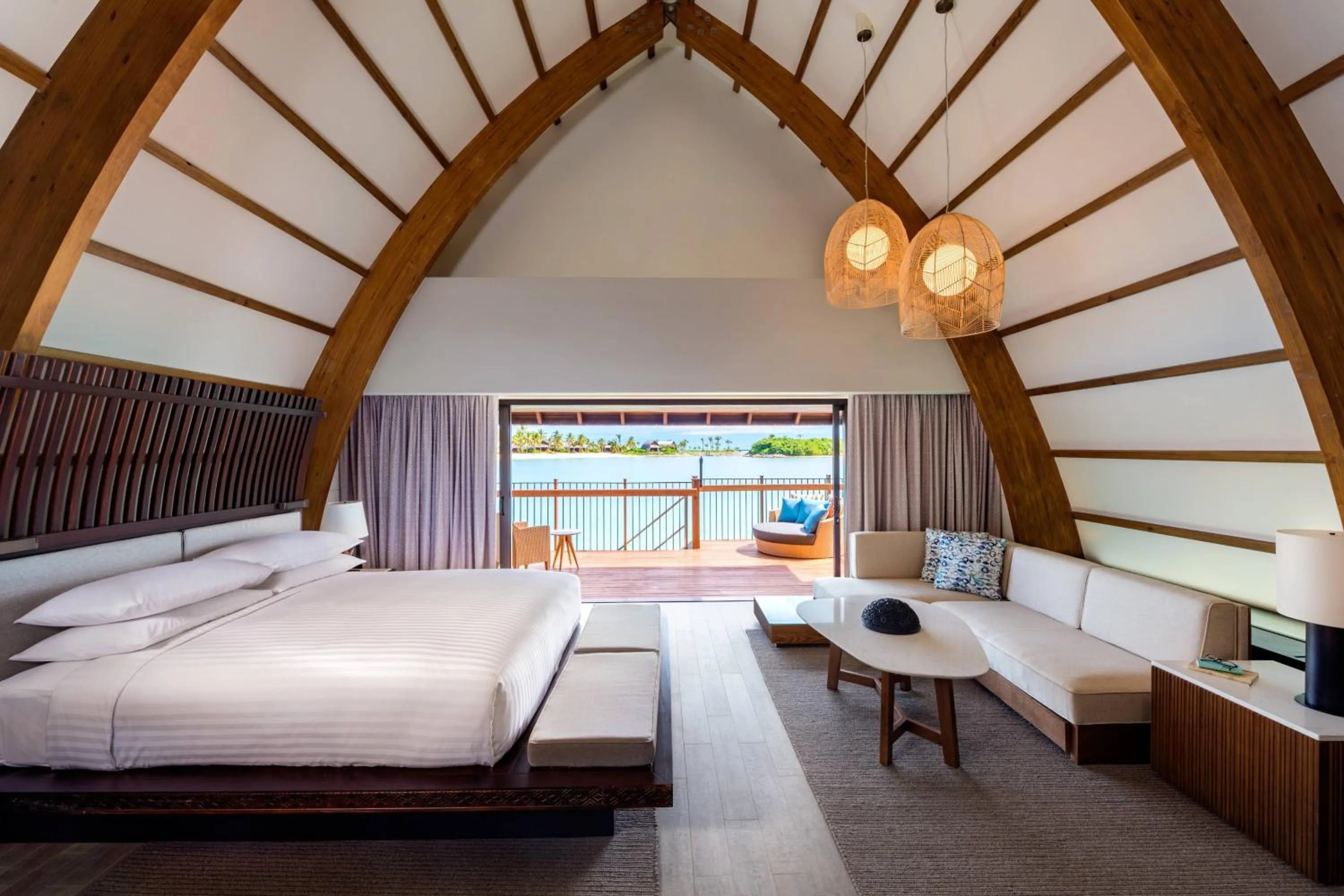 Bedroom, Bed in Fiji Marriott Resort Momi Bay