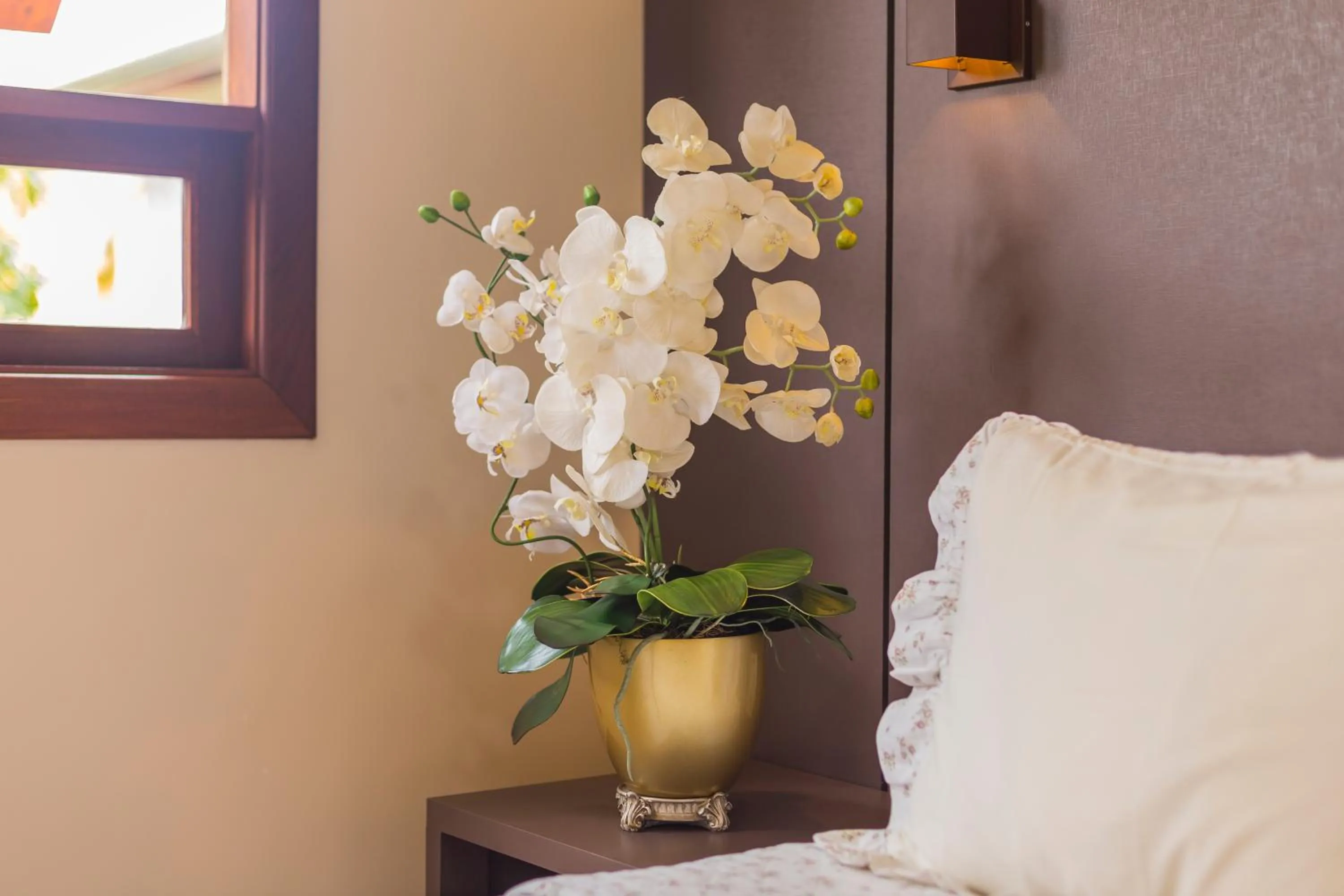 Decorative detail, Bed in Terra dos Diamantes Hotel