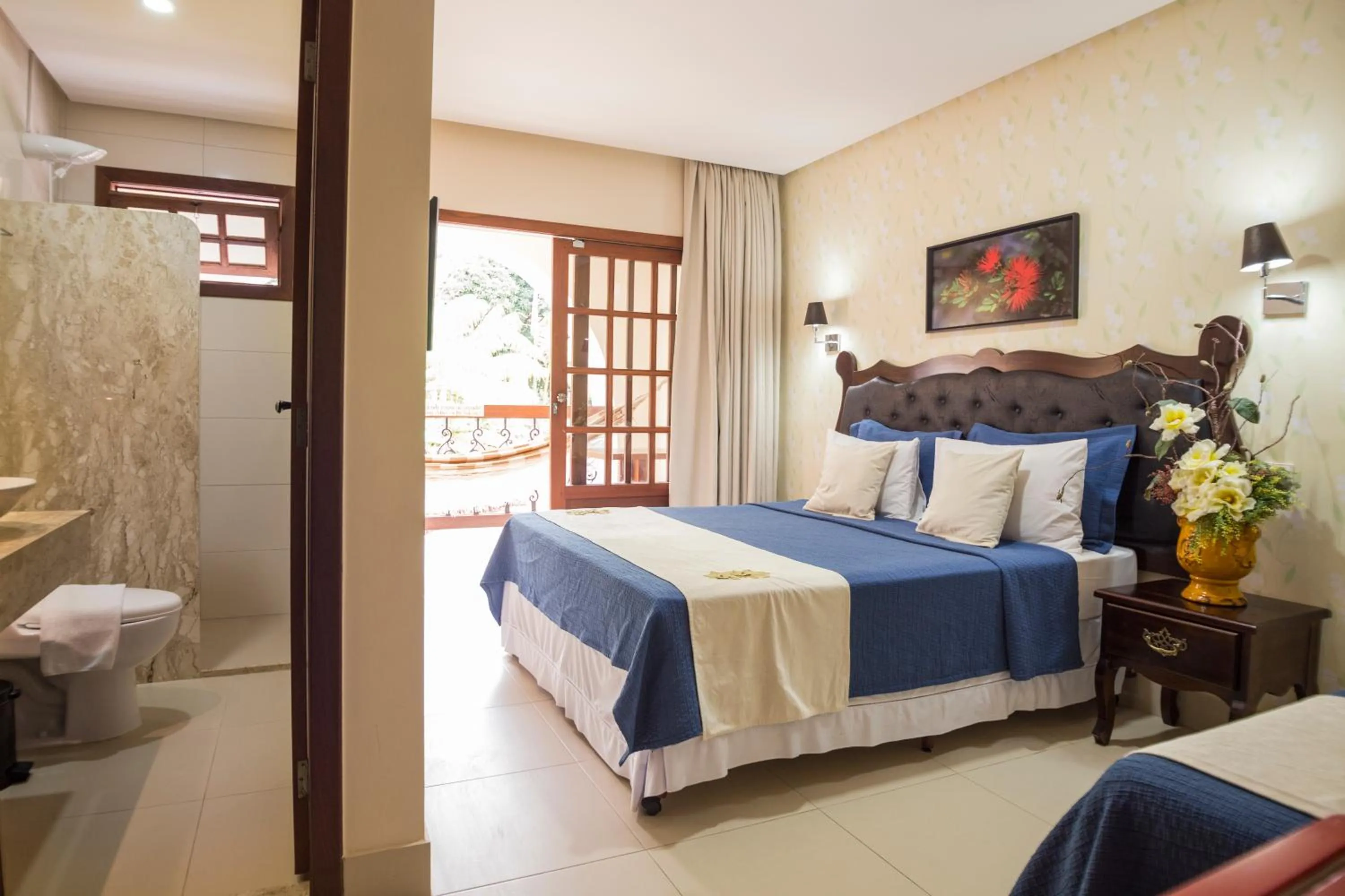 Bedroom, Bed in Terra dos Diamantes Hotel