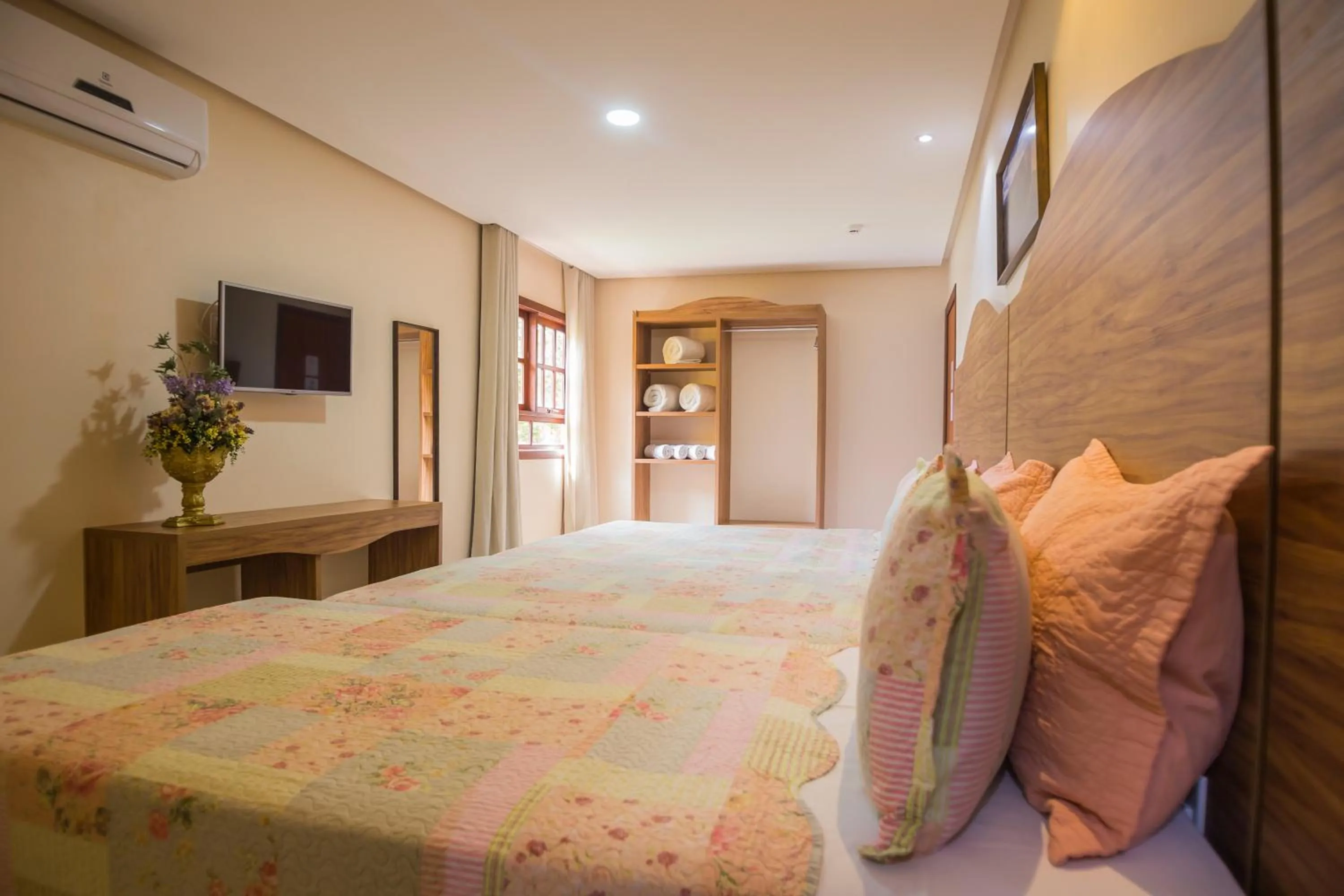 Bed in Terra dos Diamantes Hotel