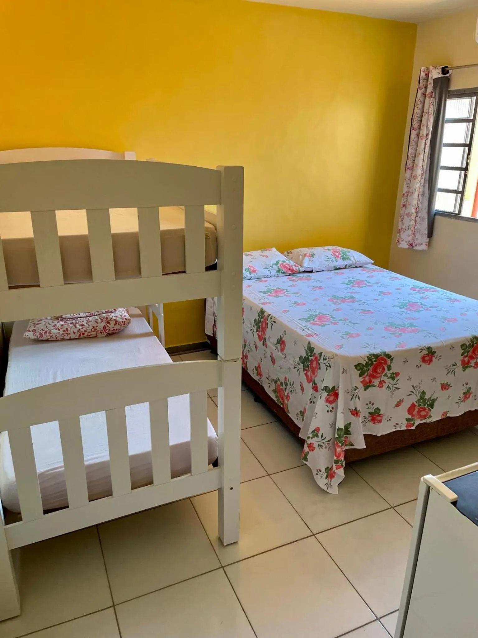 Bed in Pousada Sabrinna