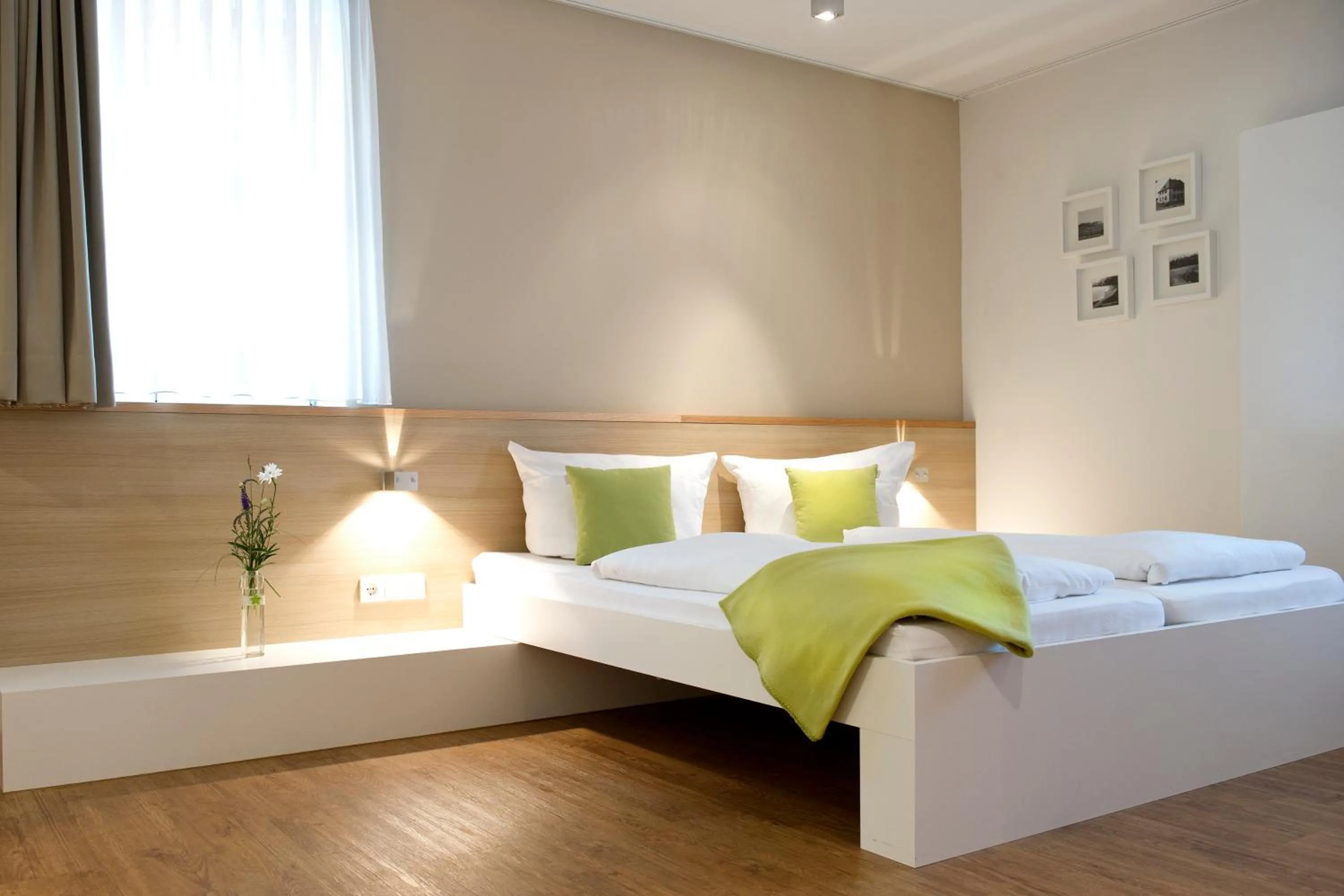 Photo of the whole room, Bed in Volkspark Hotel