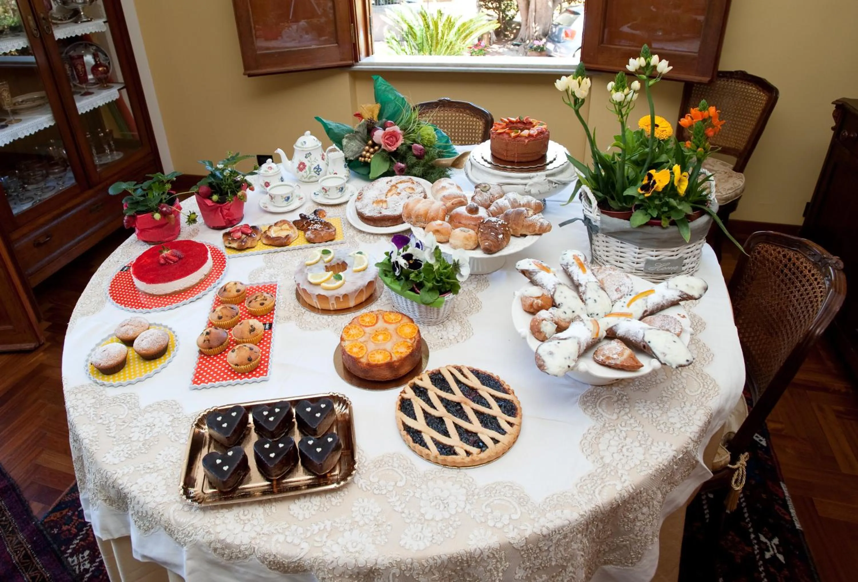 Italian breakfast in Green Garden 2017