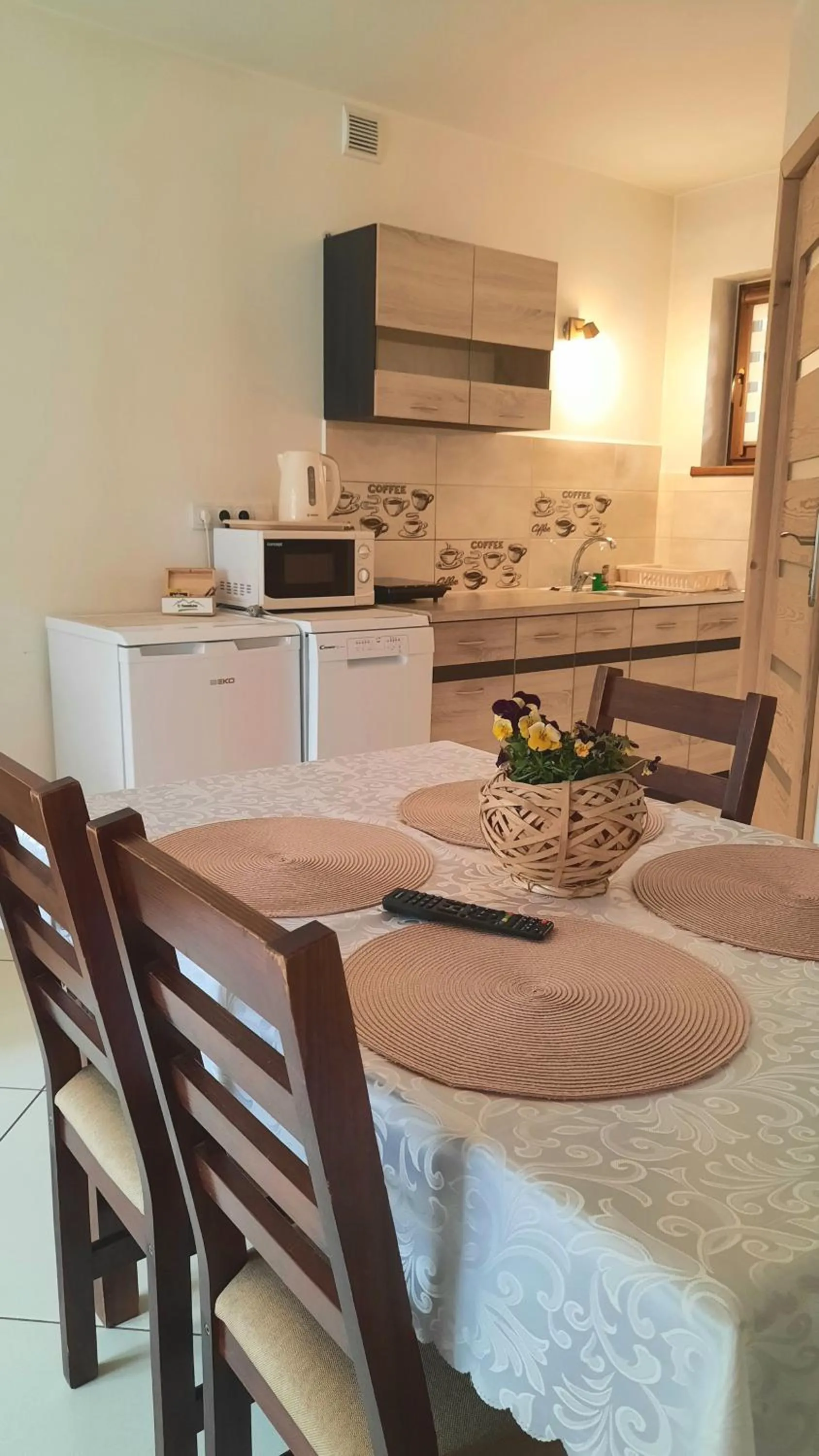 Kitchen or kitchenette in Apartamenty U Samków