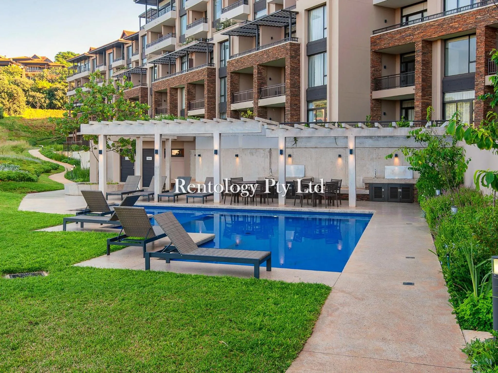 Property building in Beautiful 1 Bed Zimbali Suites with Garden