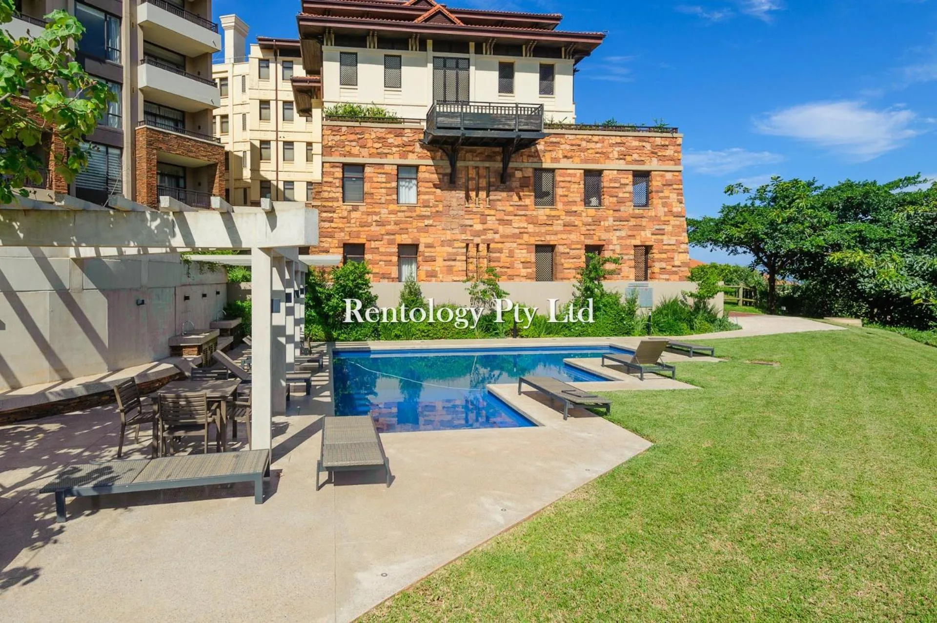 Swimming pool in Beautiful 1 Bed Zimbali Suites with Garden