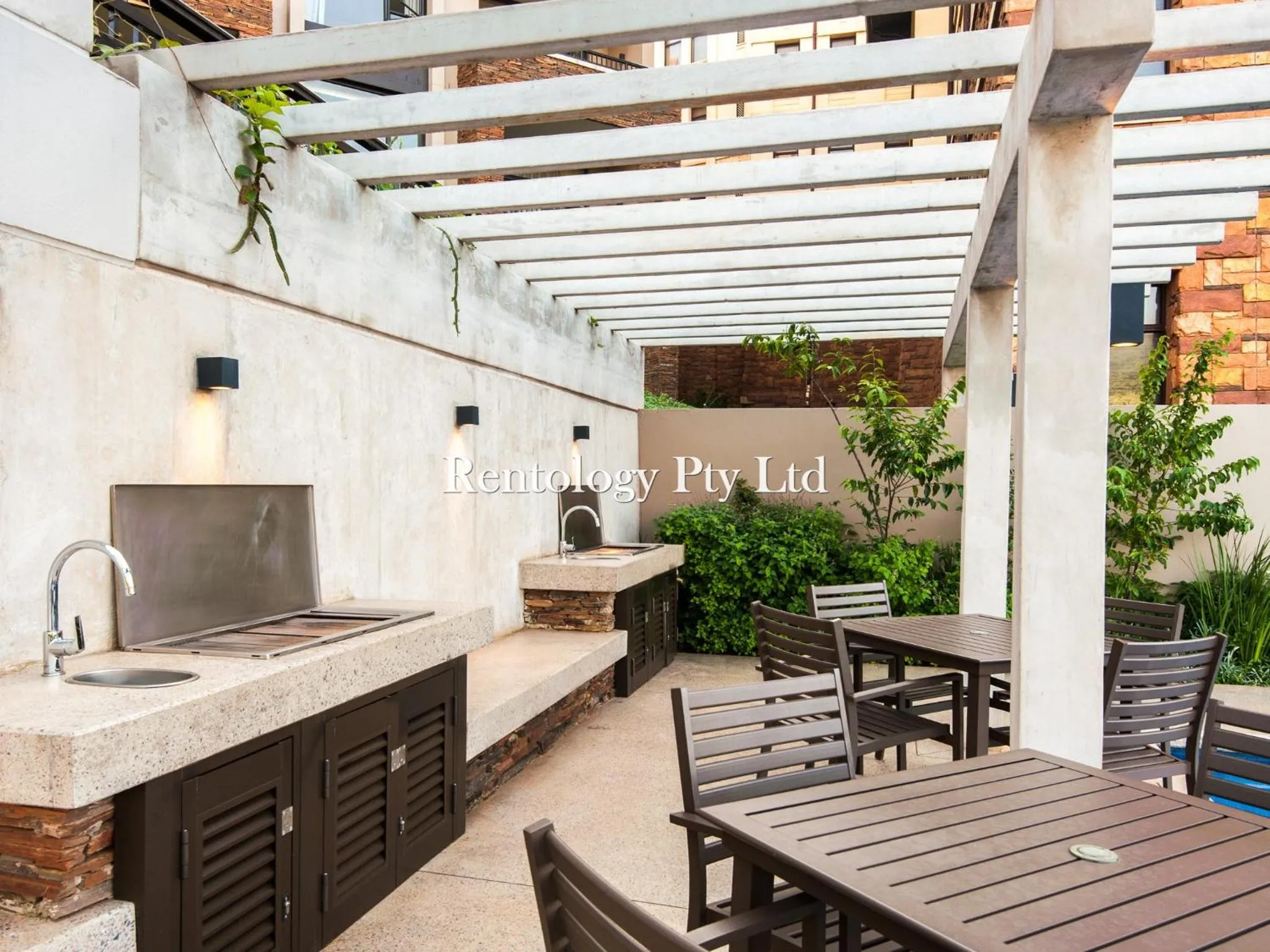 BBQ facilities in Beautiful 1 Bed Zimbali Suites with Garden