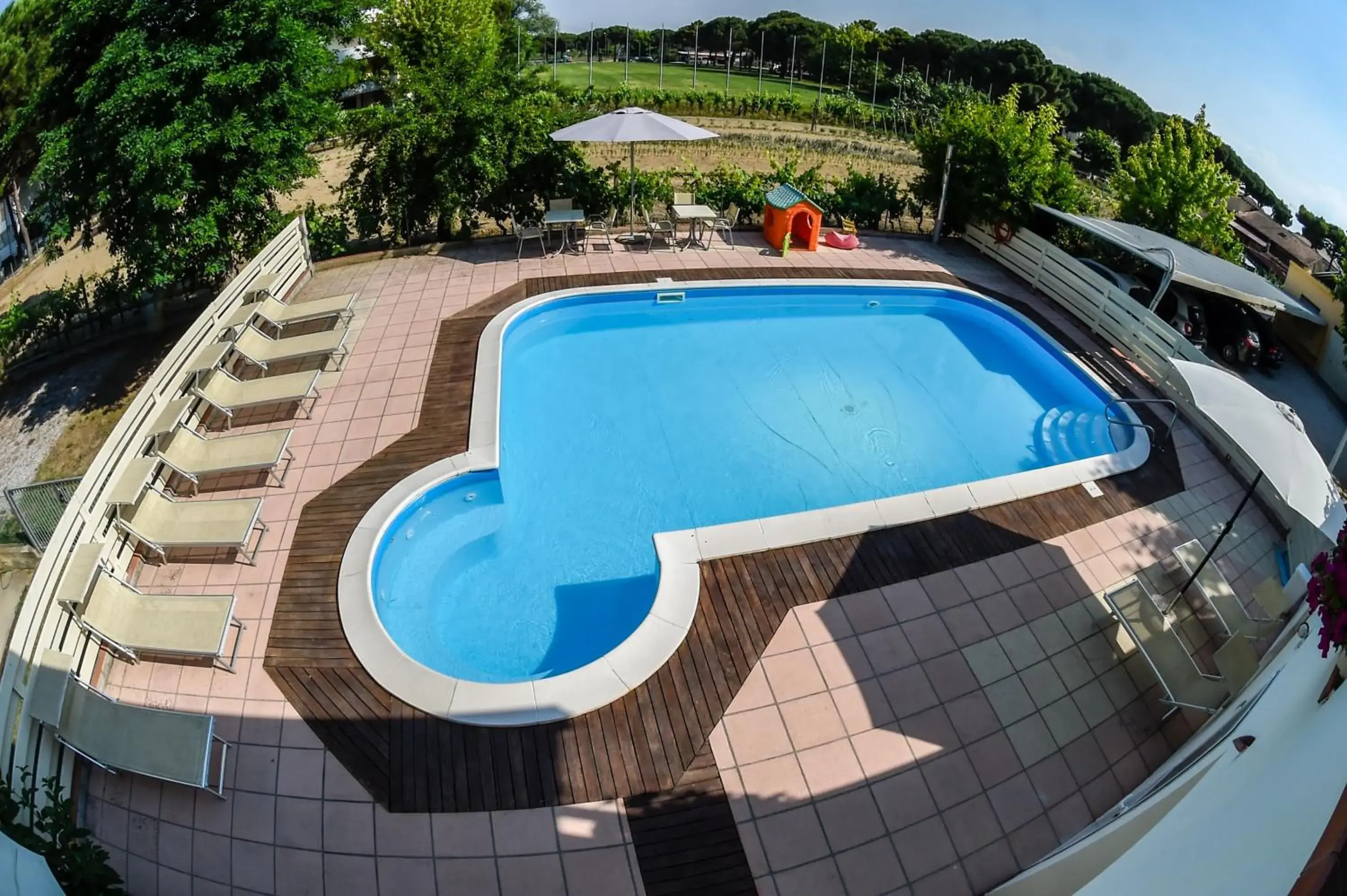 Swimming pool, Pool View in Hotel Riziana
