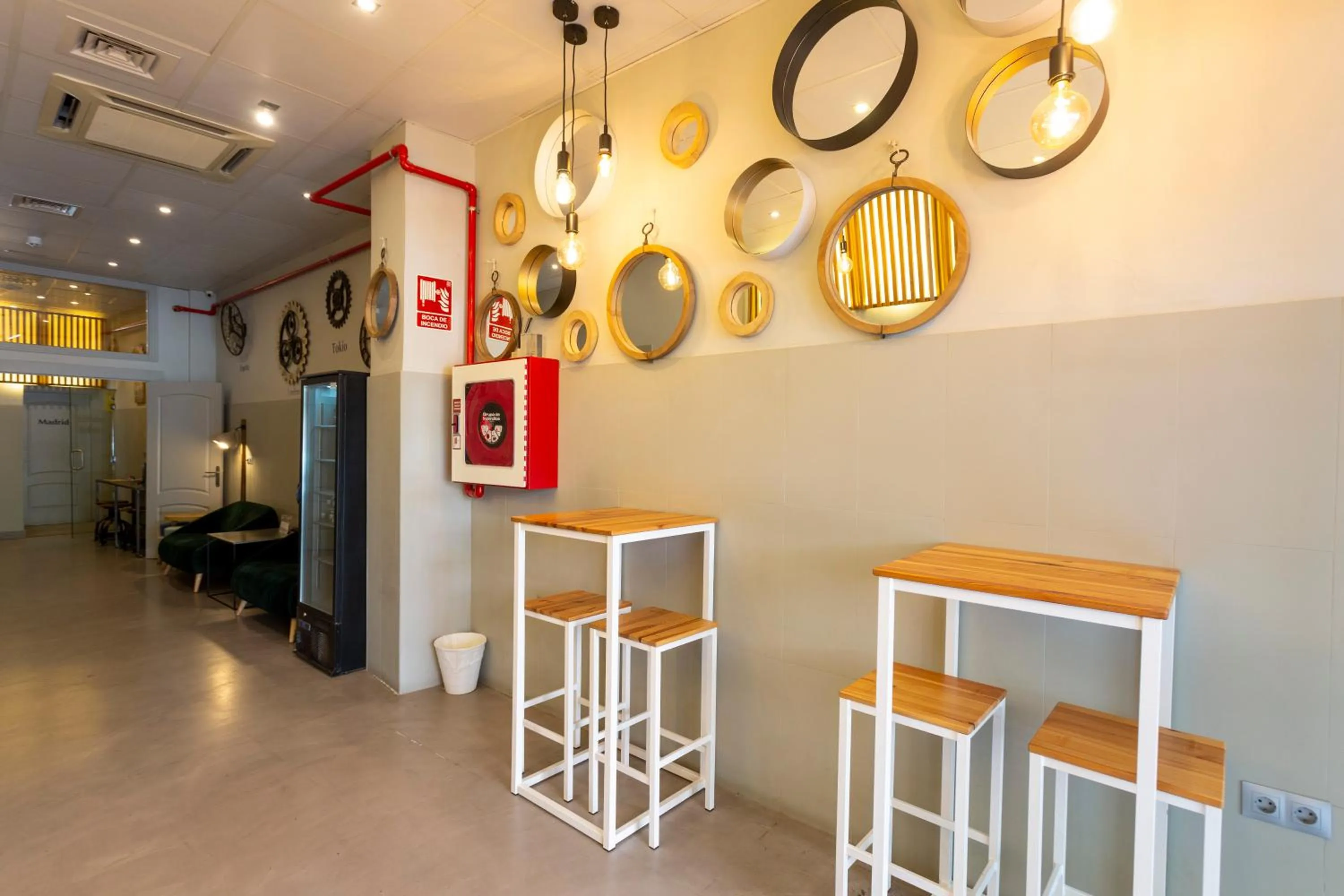 Seating area in Malaga Stop Hostel AB