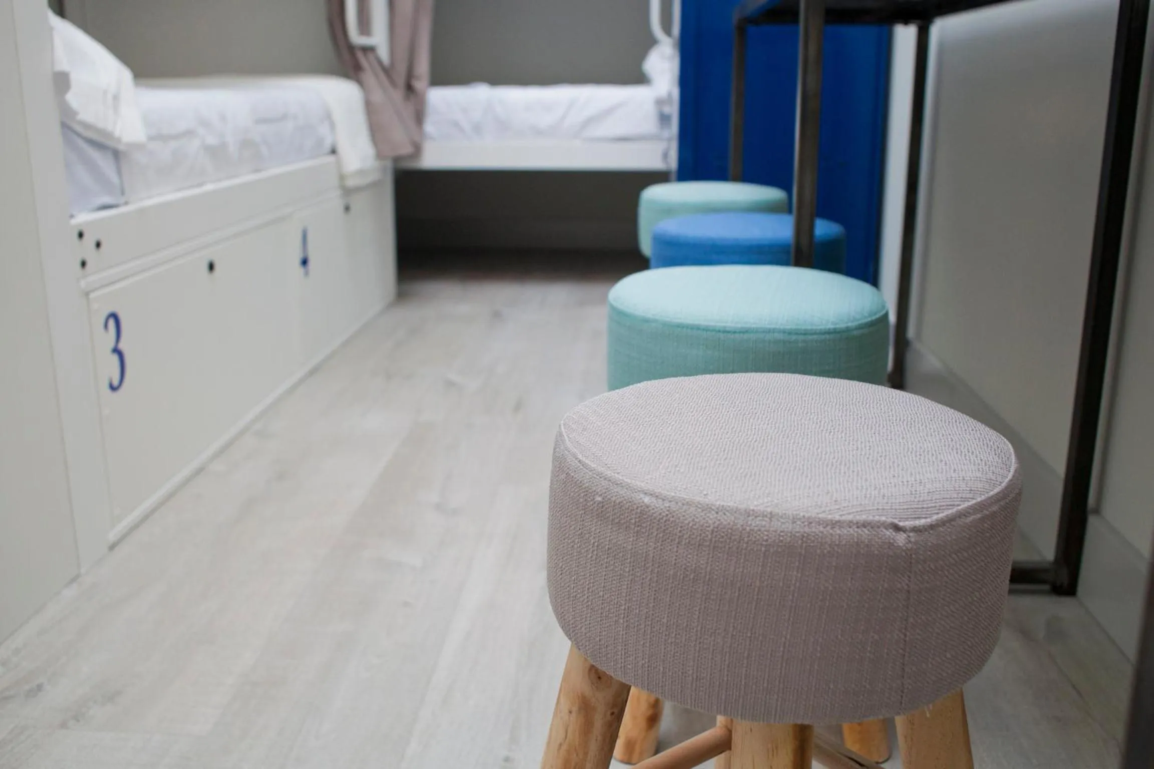 Decorative detail, Bed in Malaga Stop Hostel AB