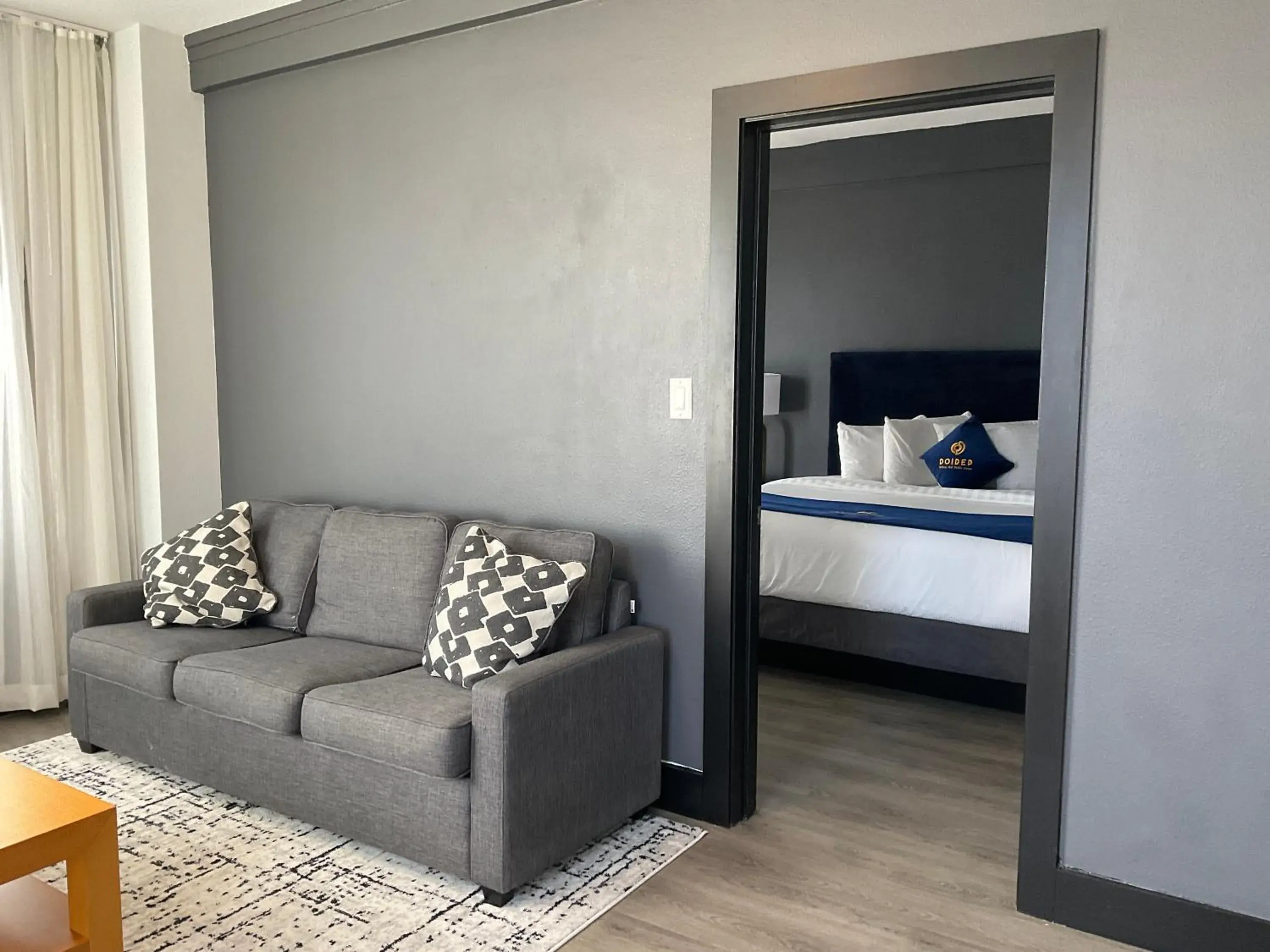 Bed in The Streamline Hotel - Daytona Beach Bed in The Streamline Hotel - Daytona Beach