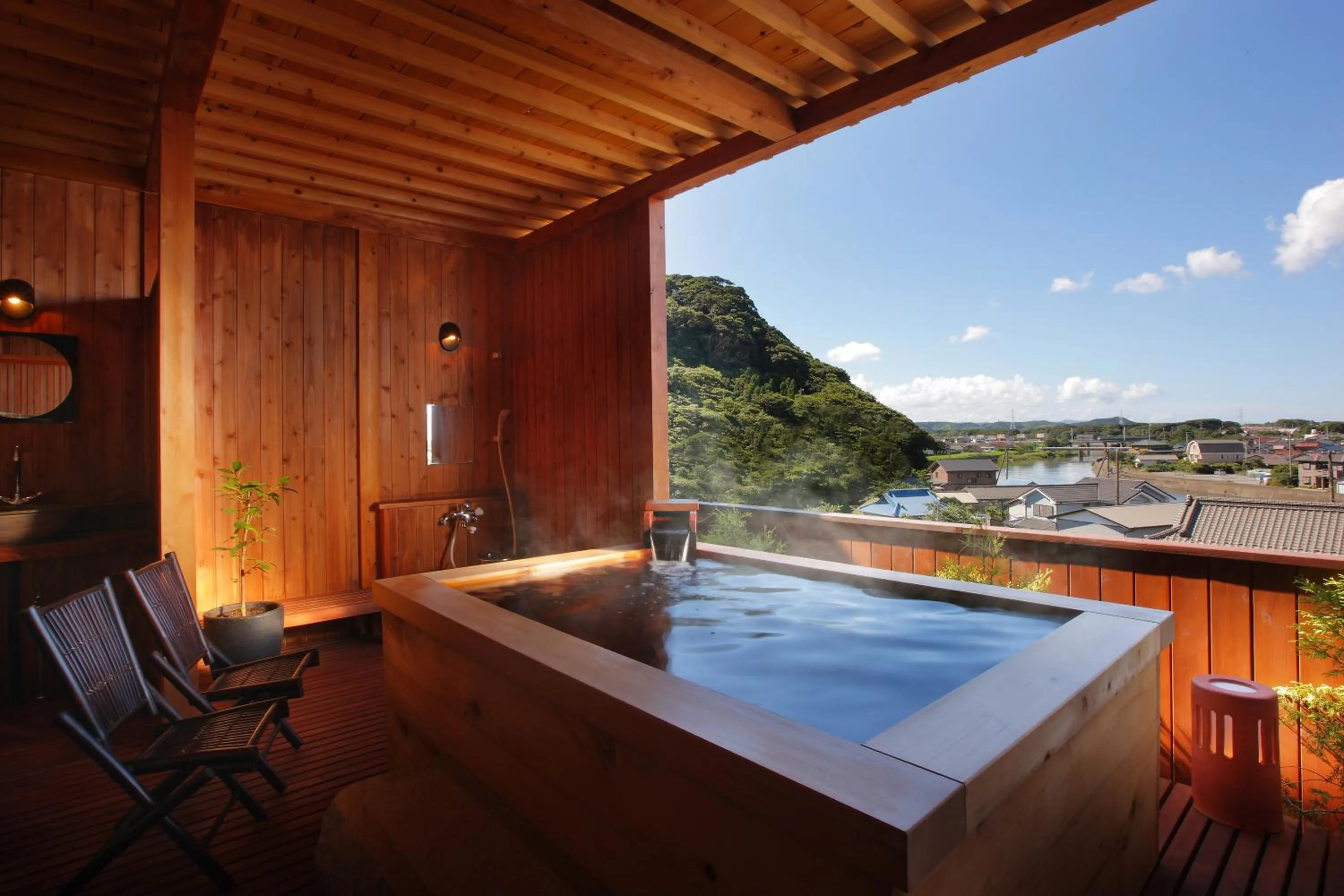 Open Air Bath in 旅館かわな -Ryokan Kawana-