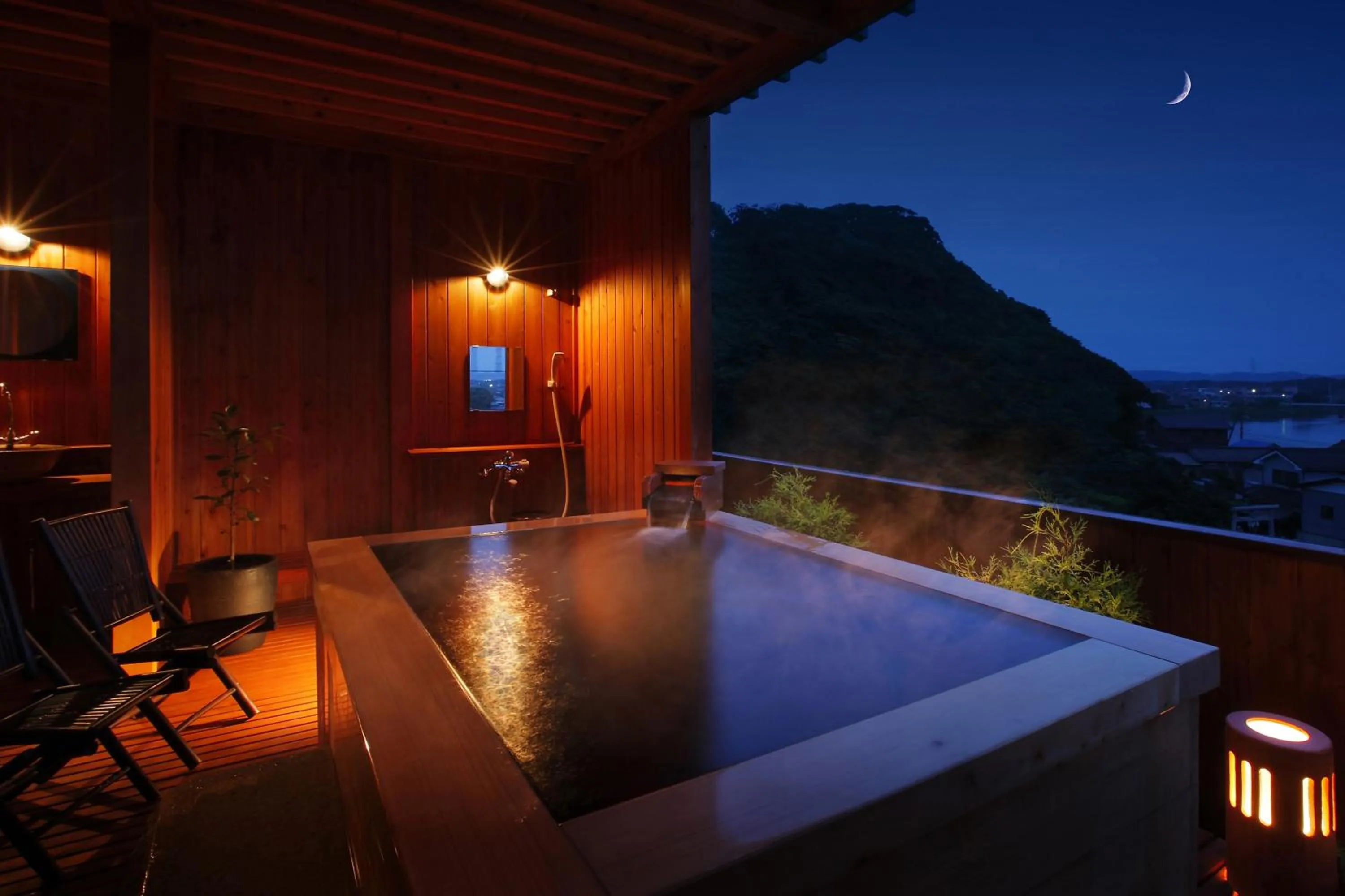 Open Air Bath in 旅館かわな -Ryokan Kawana-