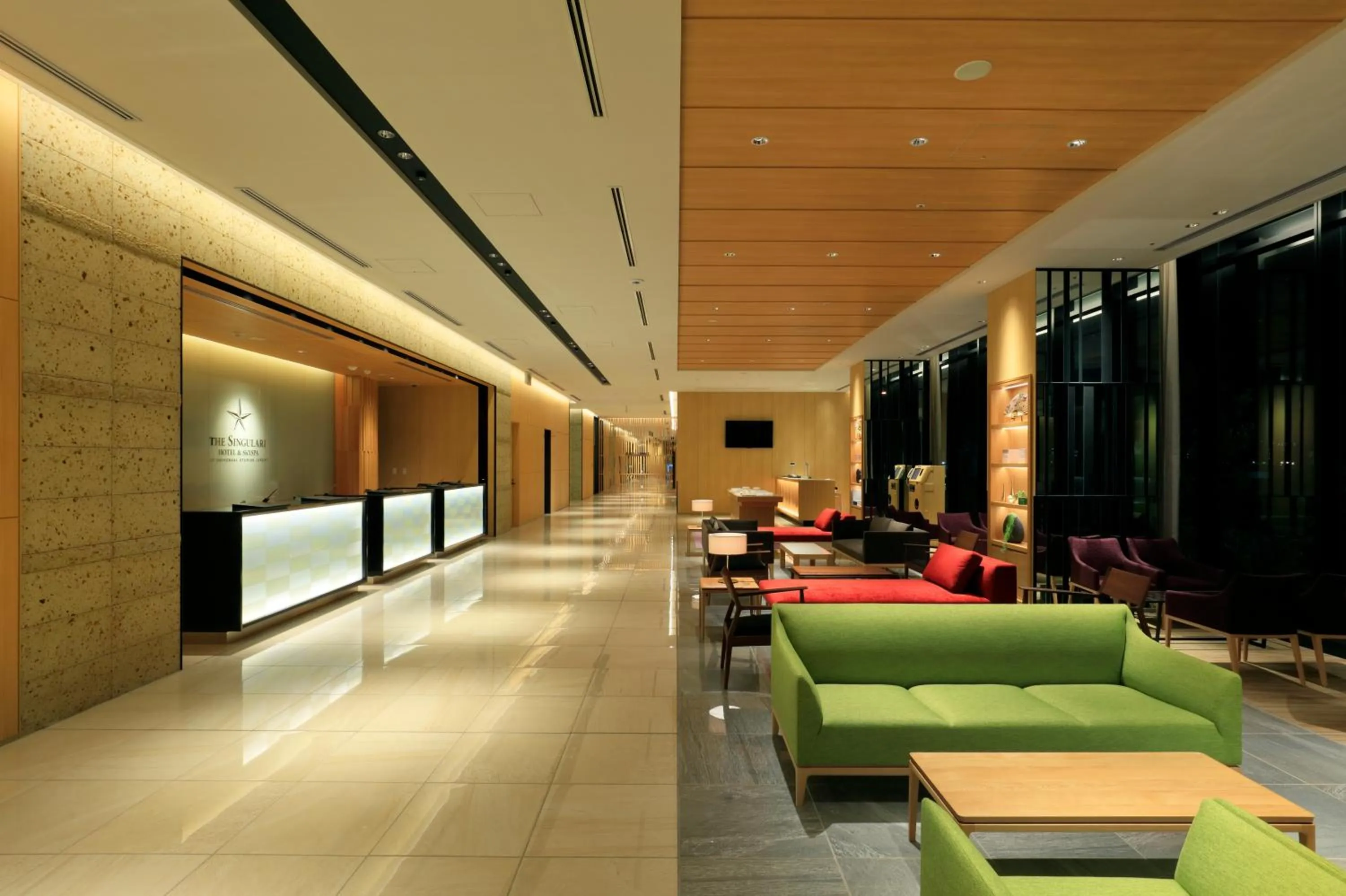 Lobby or reception in THE SINGULARI HOTEL & SKYSPA at UNIVERSAL STUDIOS JAPAN