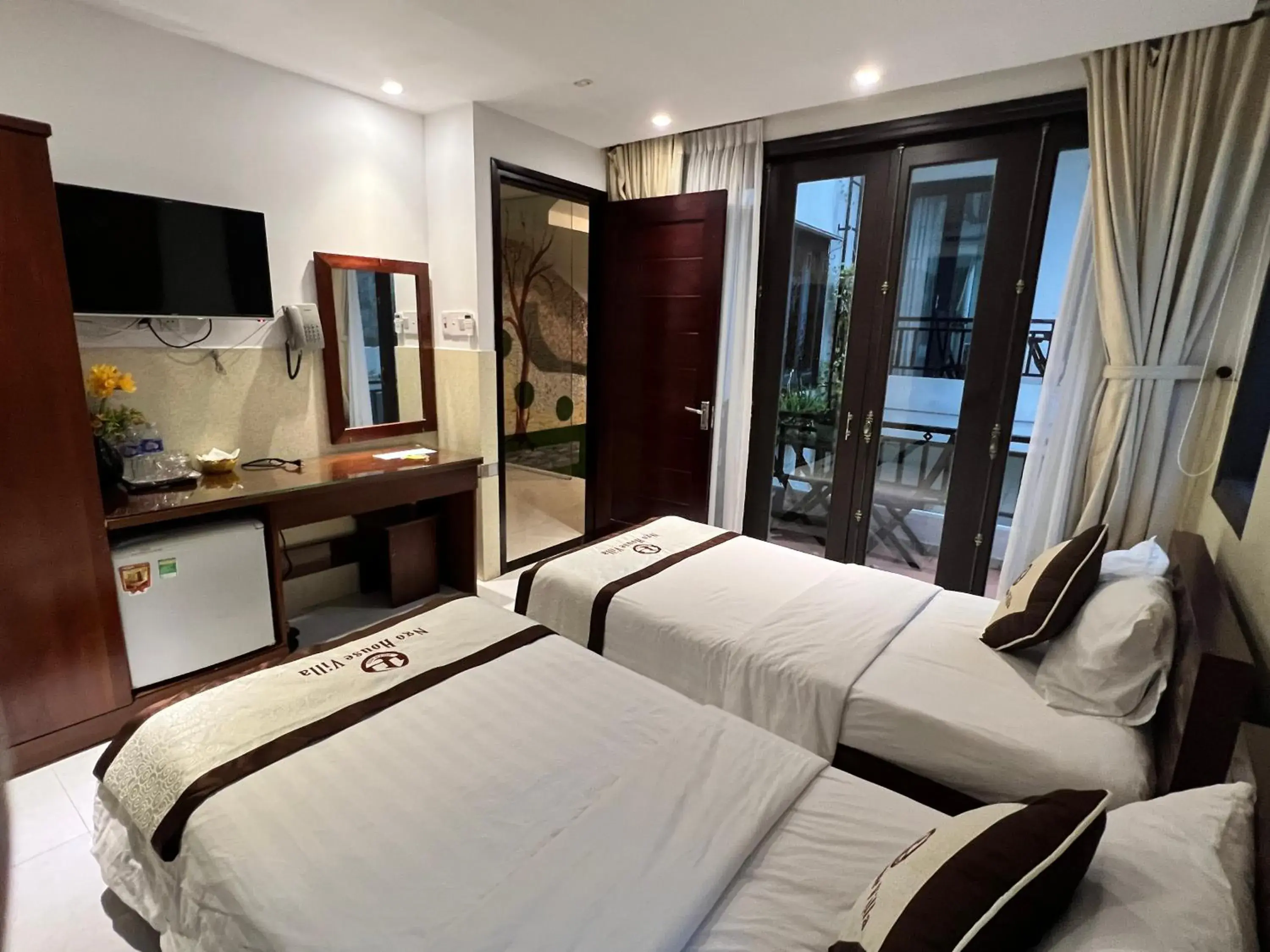 Bed in Ngo House Villa Bed in Ngo House Villa