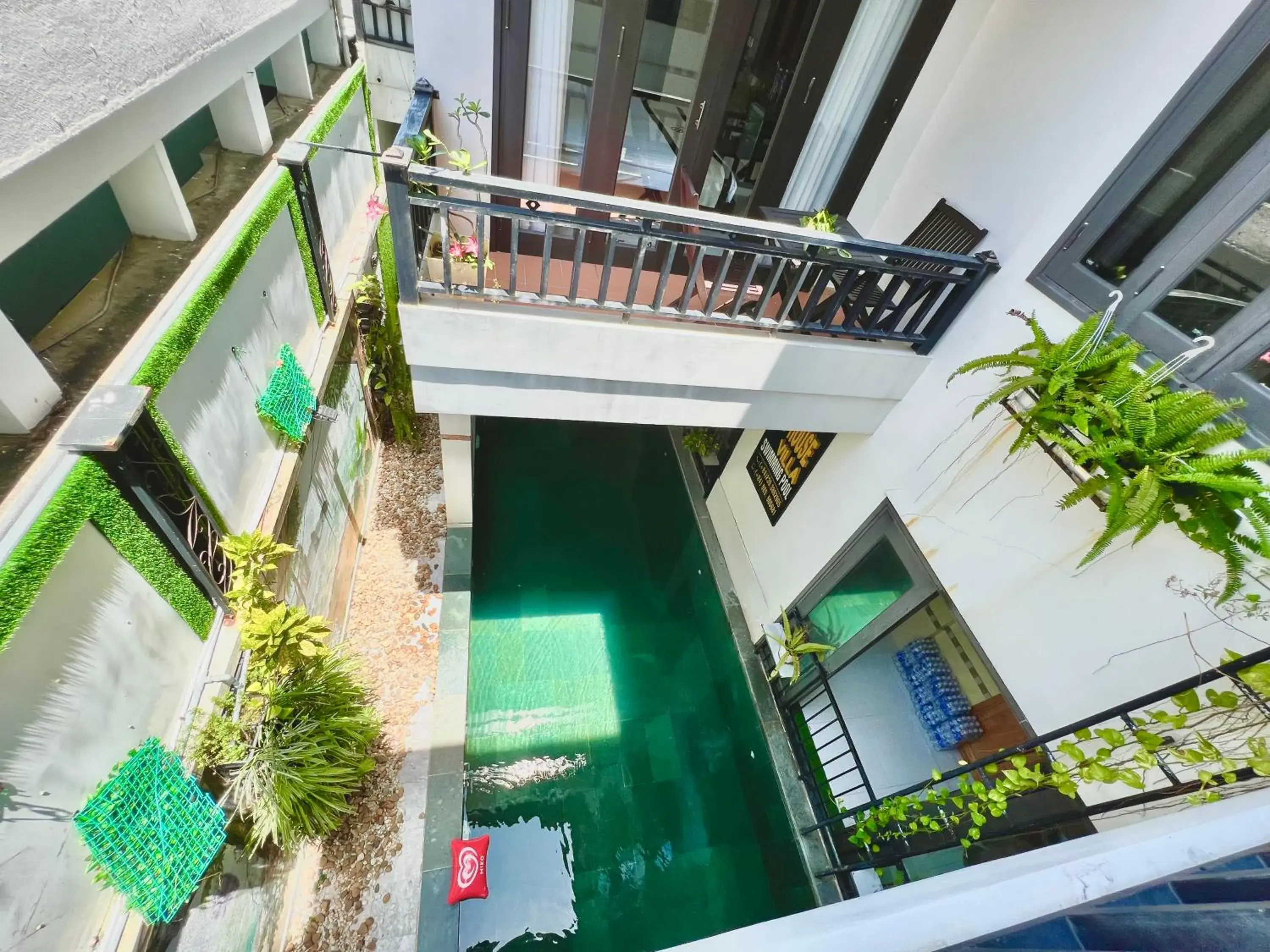 Pool view in Ngo House Villa Pool view in Ngo House Villa