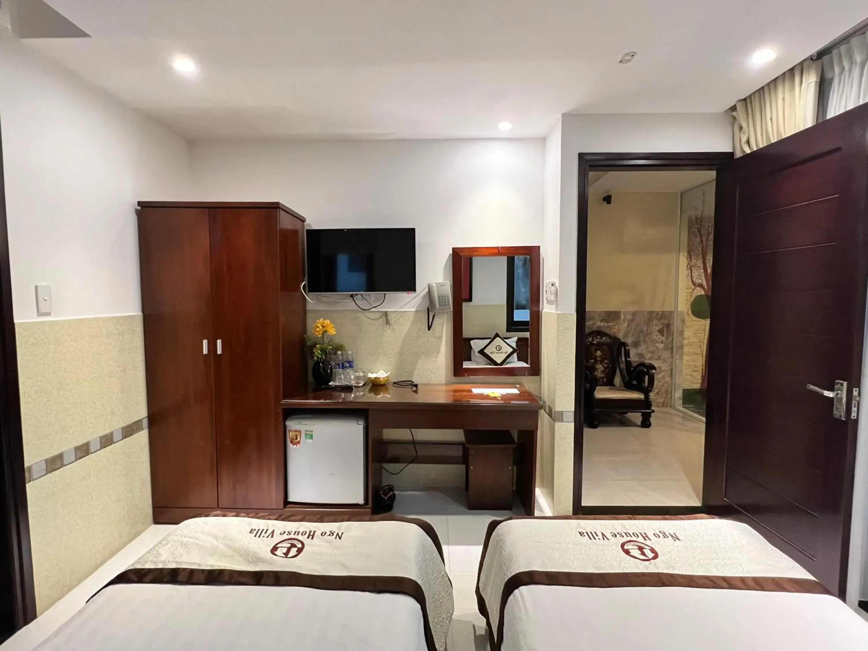 Bed in Ngo House Villa Bed in Ngo House Villa