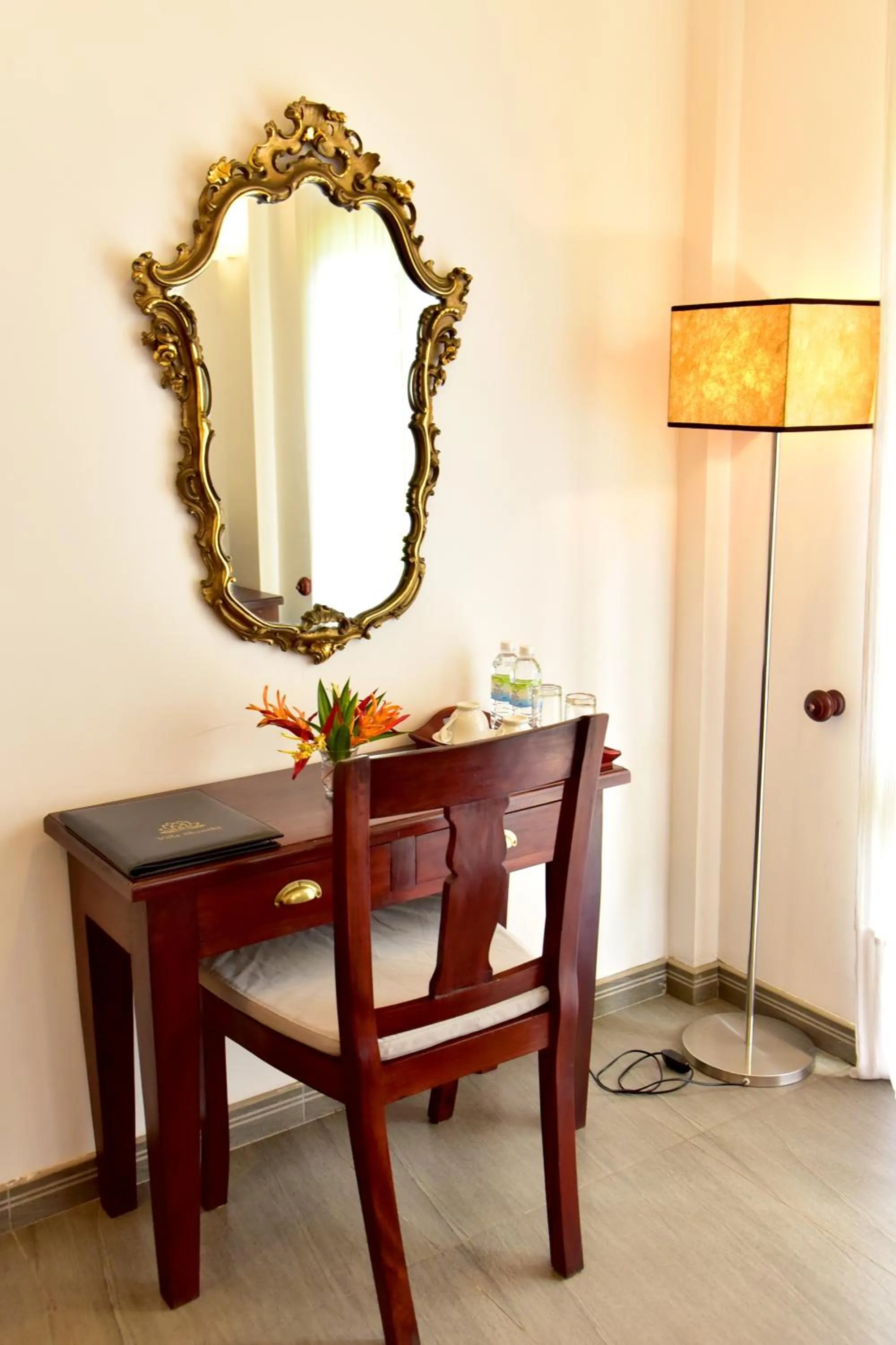 Decorative detail in Boutique Villa Shanthi