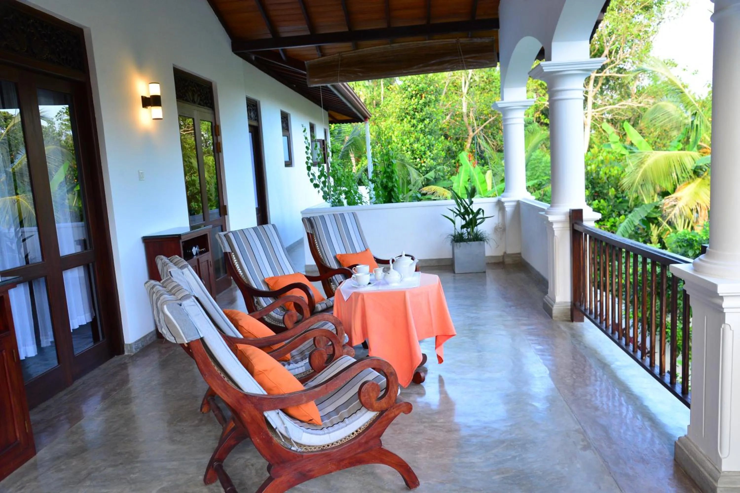 Balcony/Terrace in Boutique Villa Shanthi