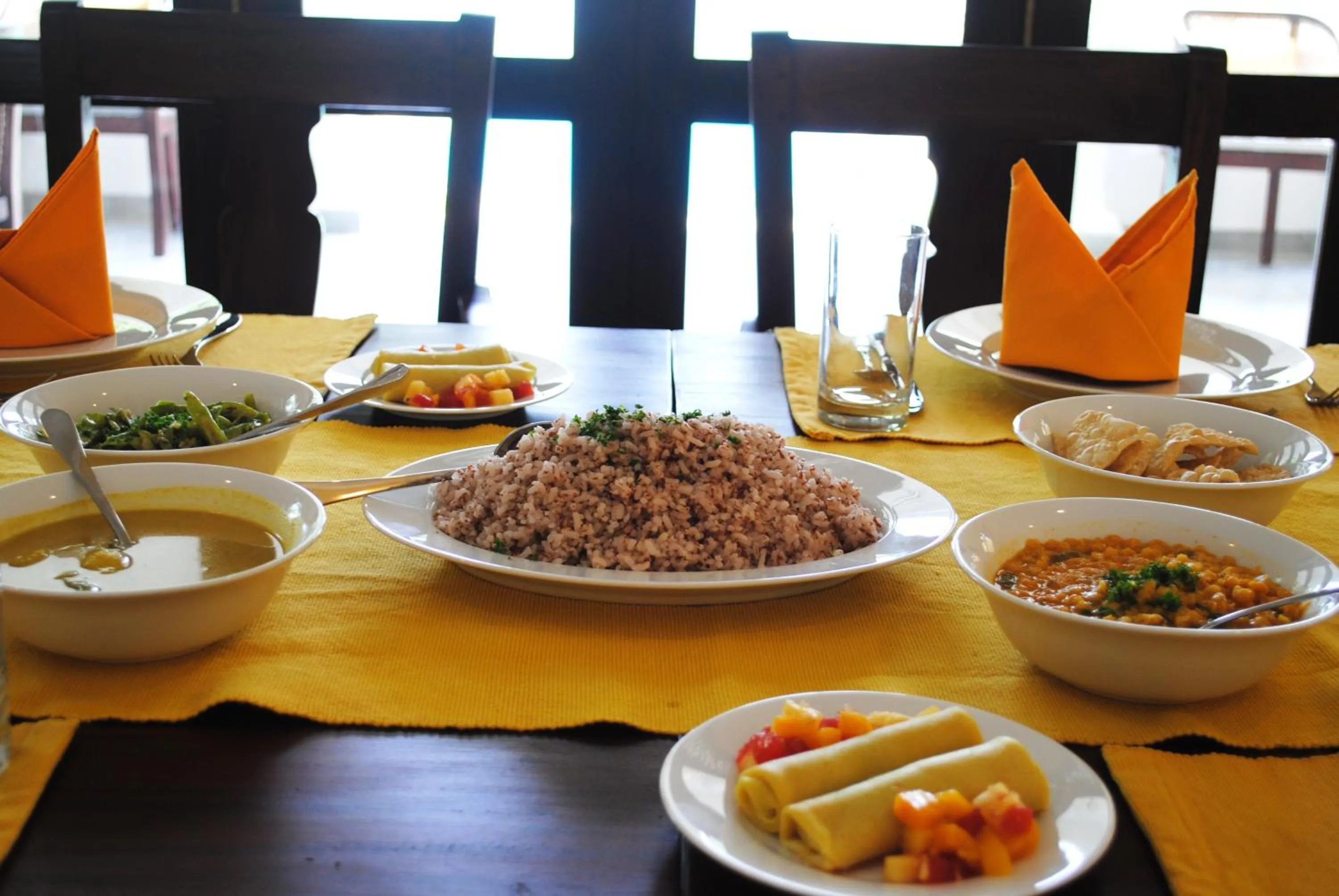 Restaurant/places to eat in Boutique Villa Shanthi