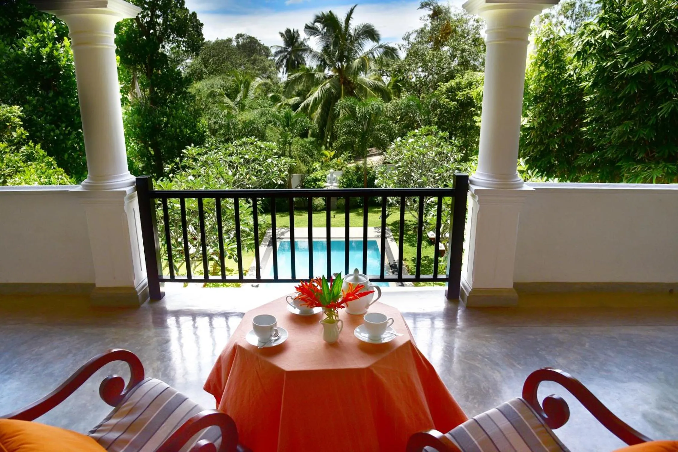 Balcony/Terrace in Boutique Villa Shanthi
