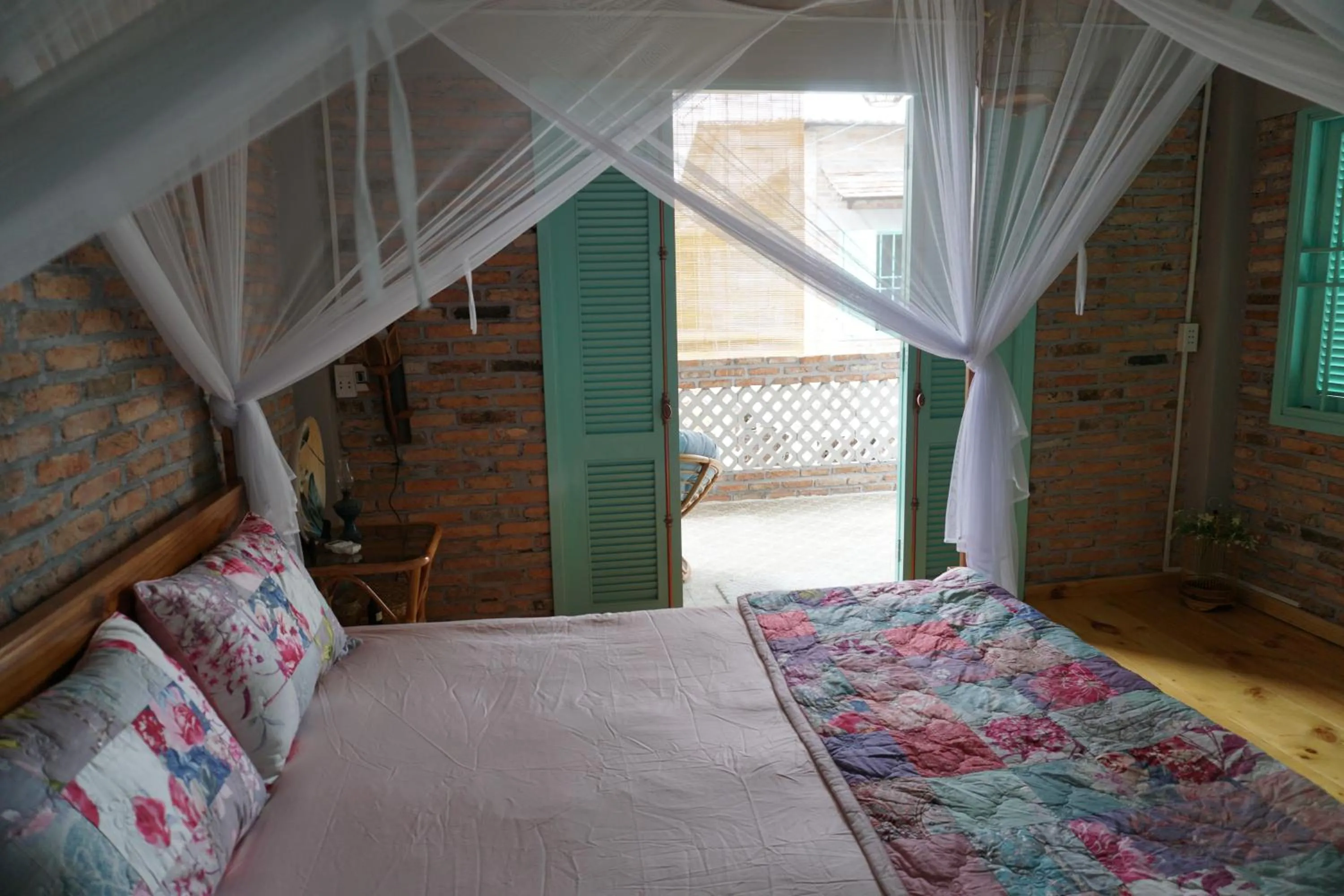 Bed in Nam Thi Holiday Home