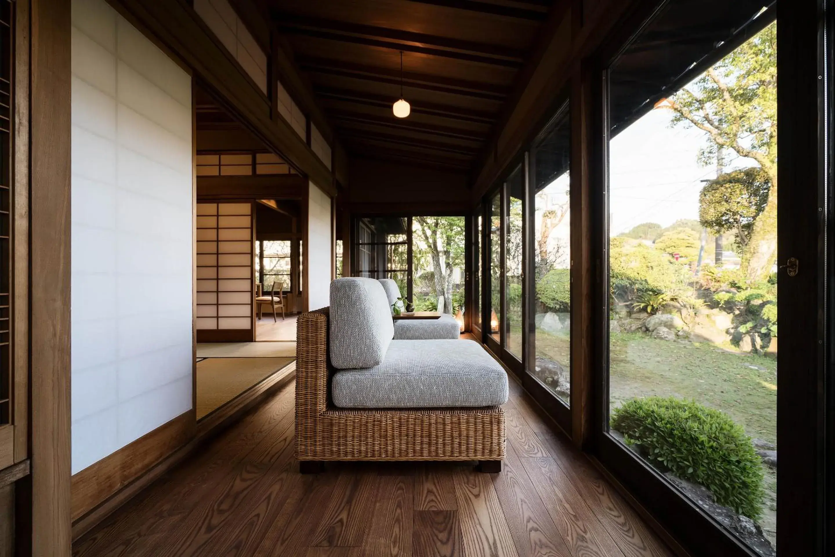 Balcony/Terrace, Bed in Kiraku Obi Balcony/Terrace, Bed in Kiraku Obi