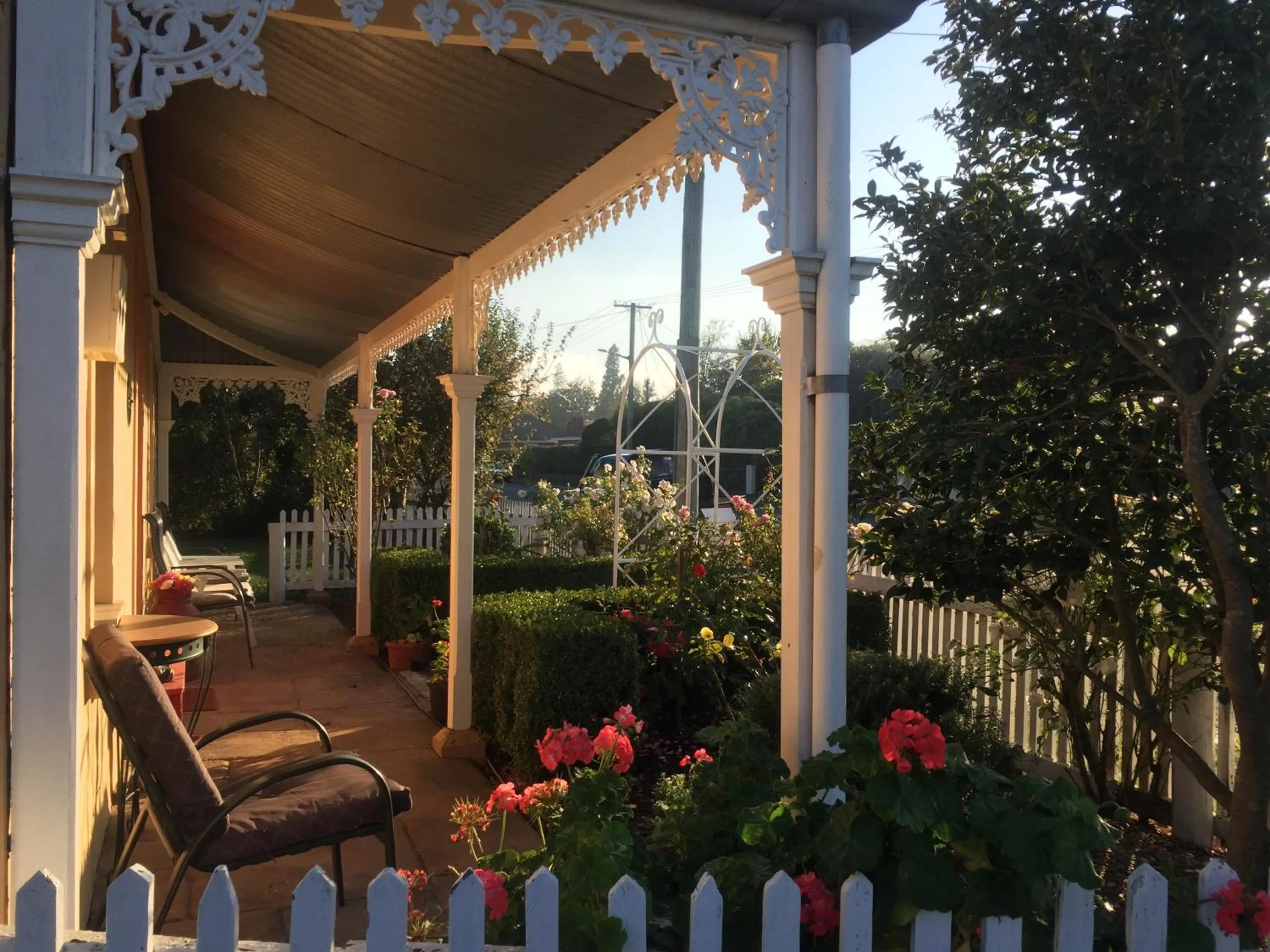 Patio in Bellamona Cottage Longford