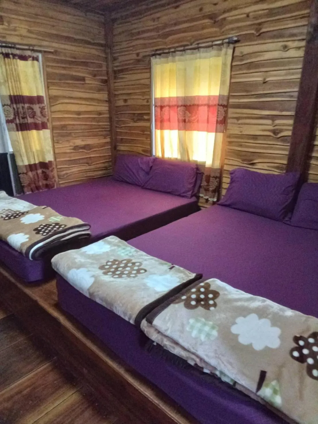 Bed in Phu Aram Khao Kho Resort