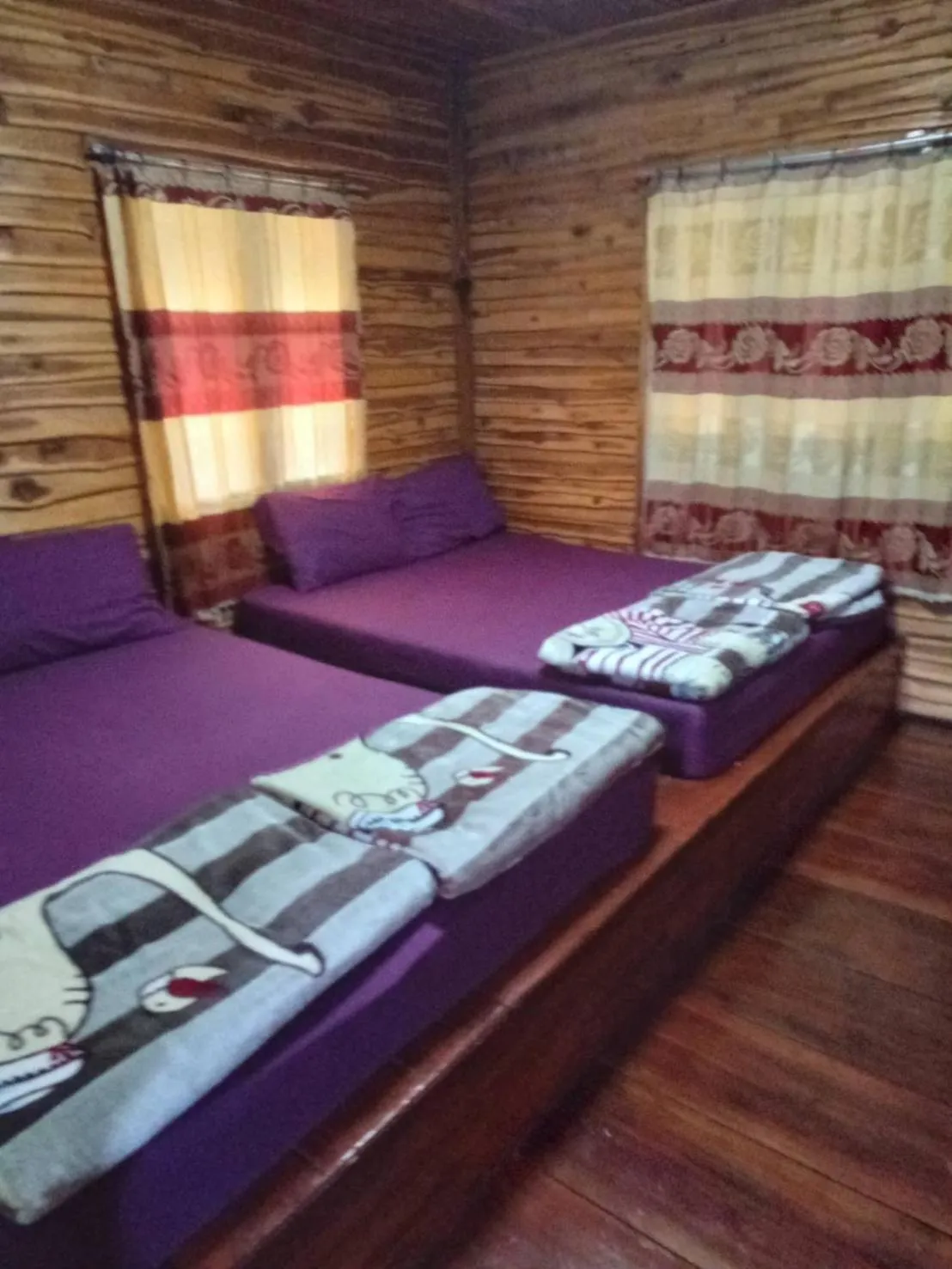 Bed in Phu Aram Khao Kho Resort