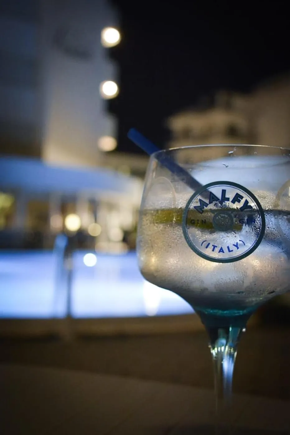 Pool view in Hotel Marco