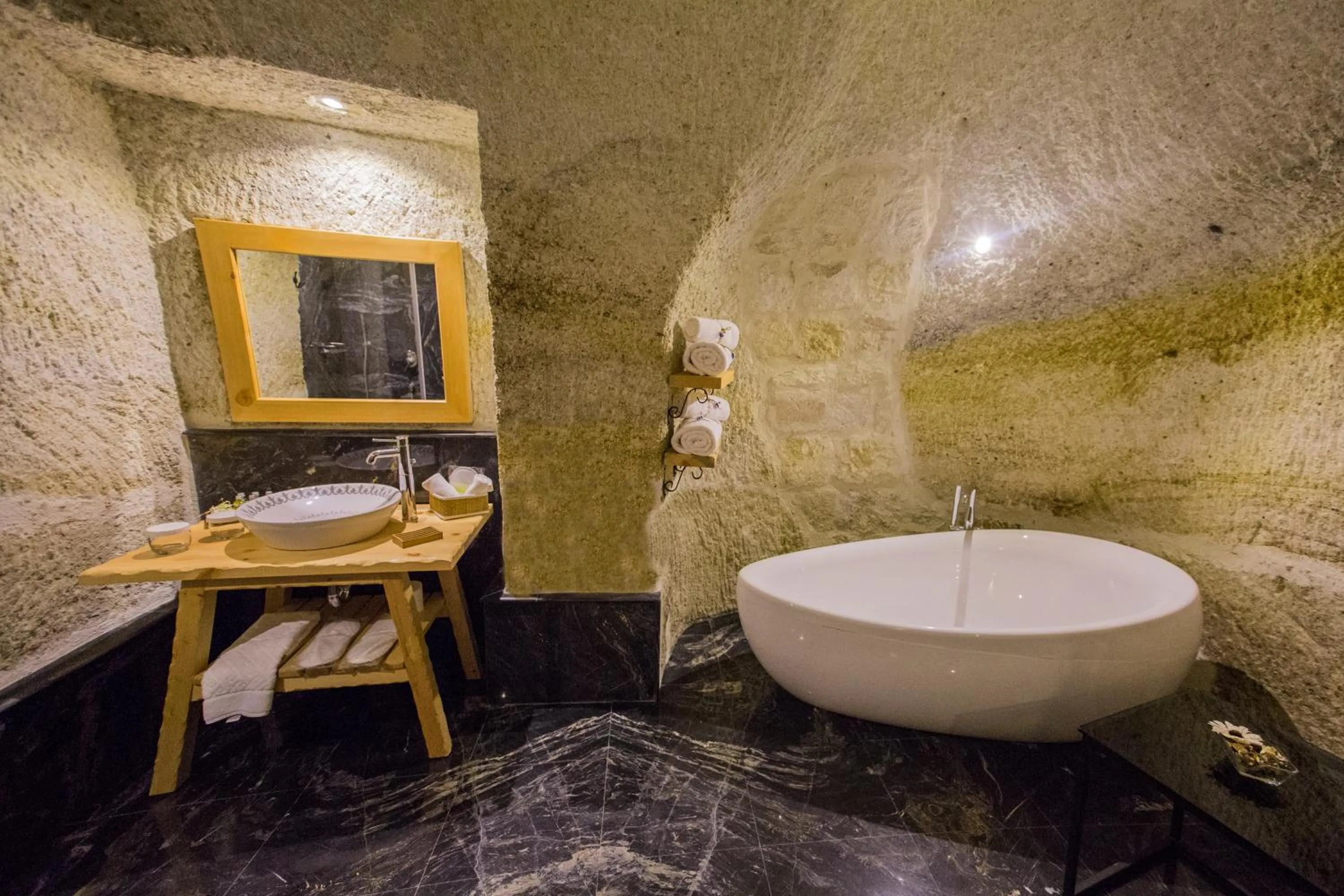 Bathroom in Agarta Cave Hotel