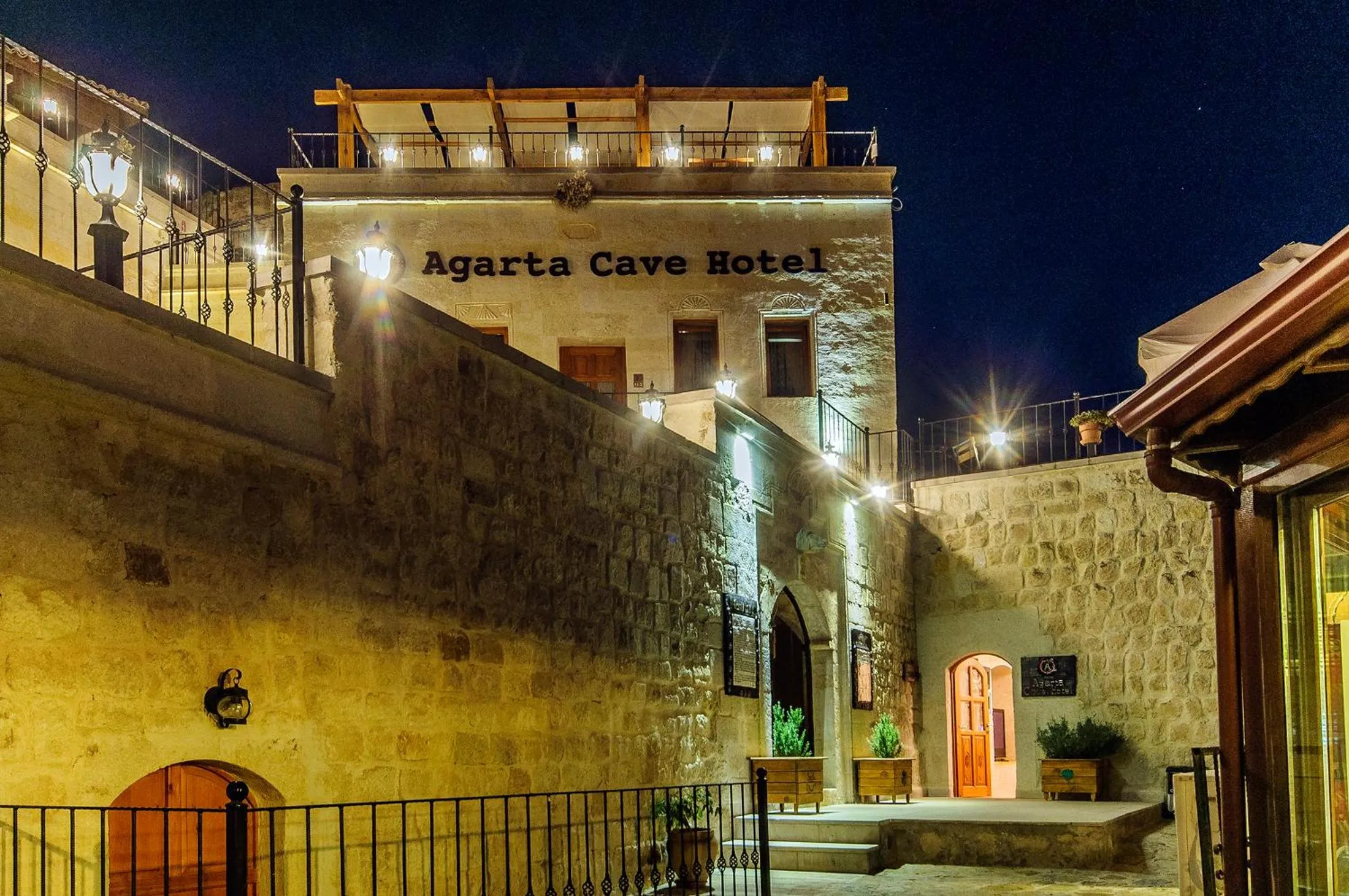 Facade/entrance in Agarta Cave Hotel
