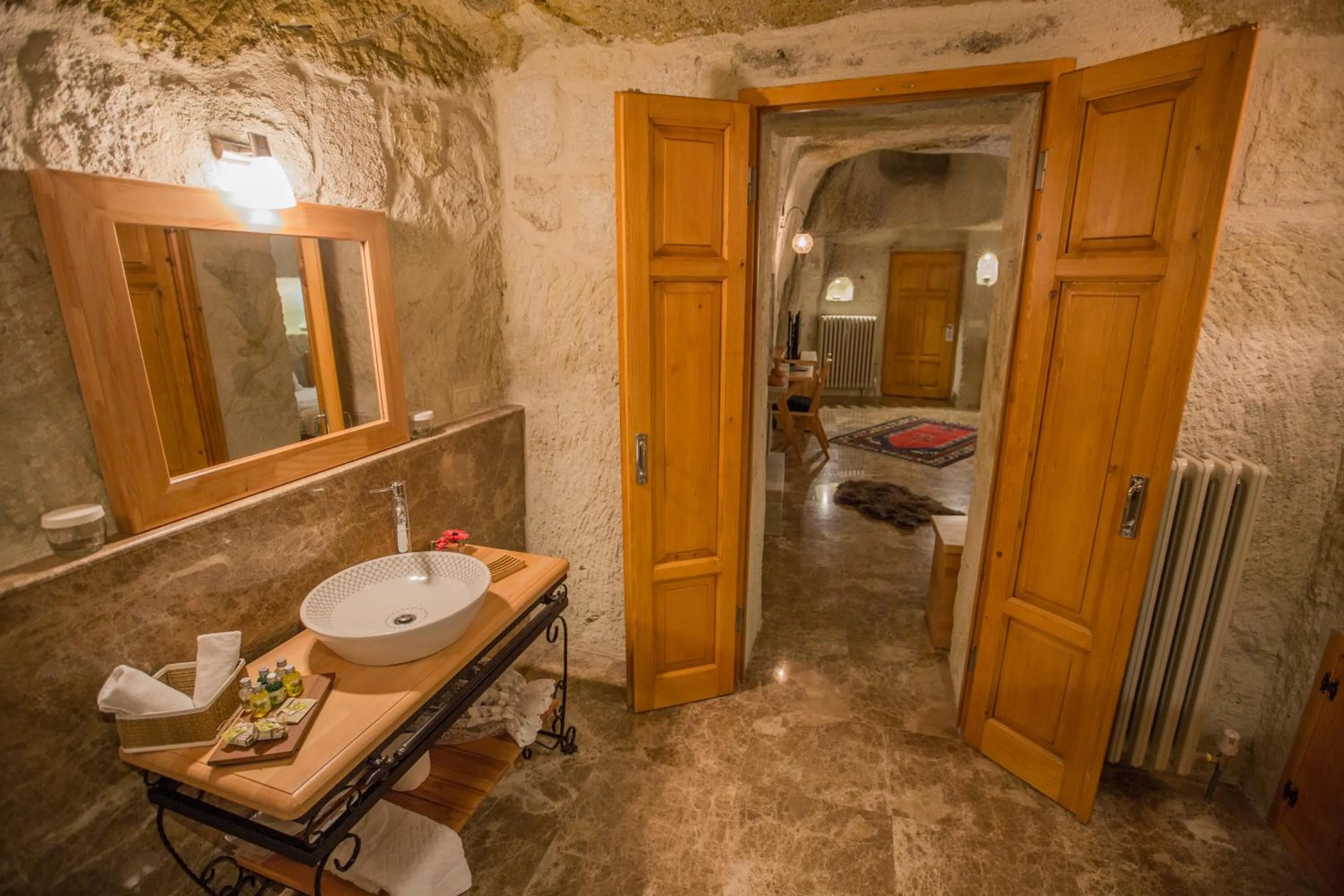 Bathroom in Agarta Cave Hotel