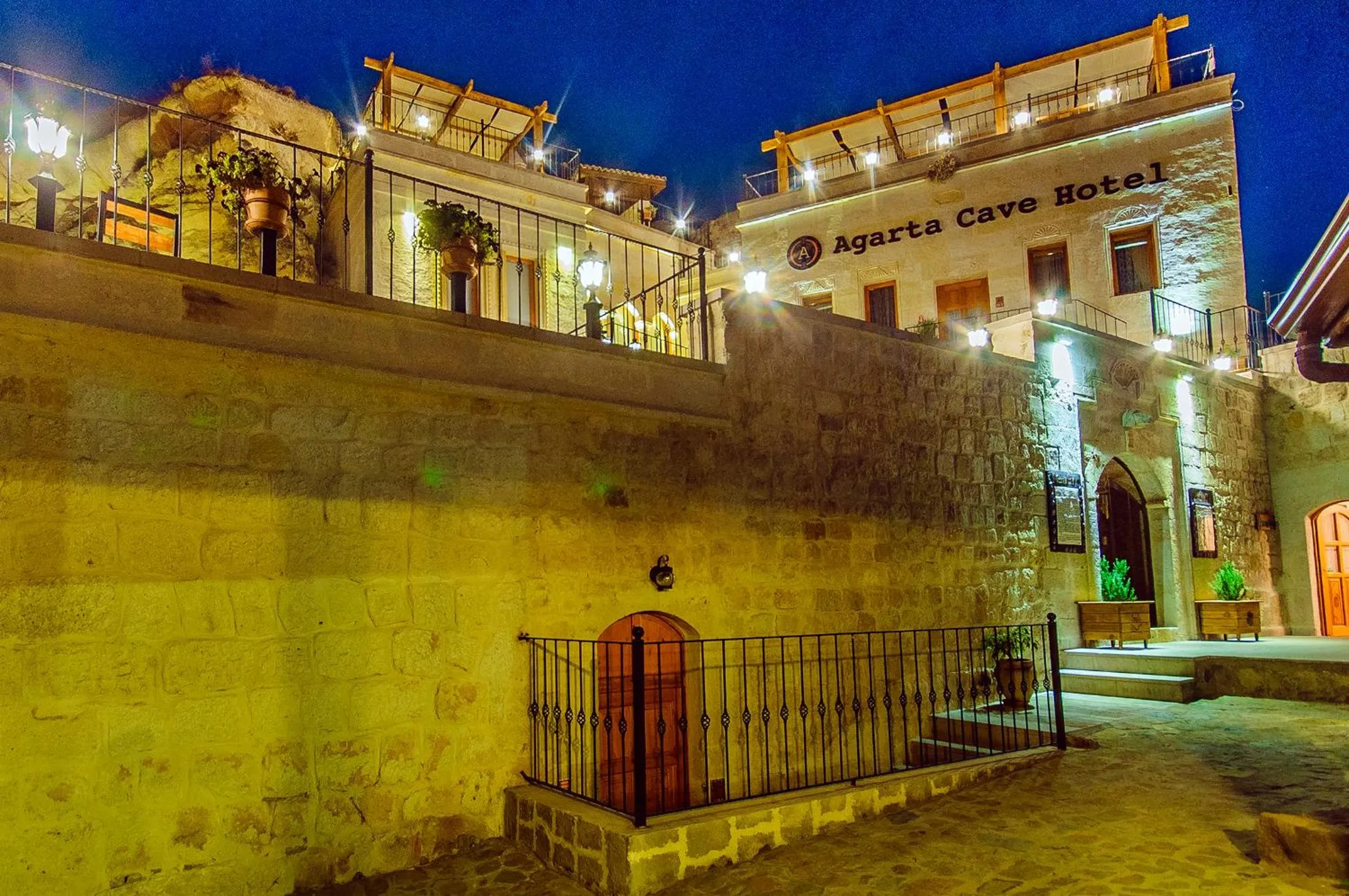 Facade/entrance in Agarta Cave Hotel