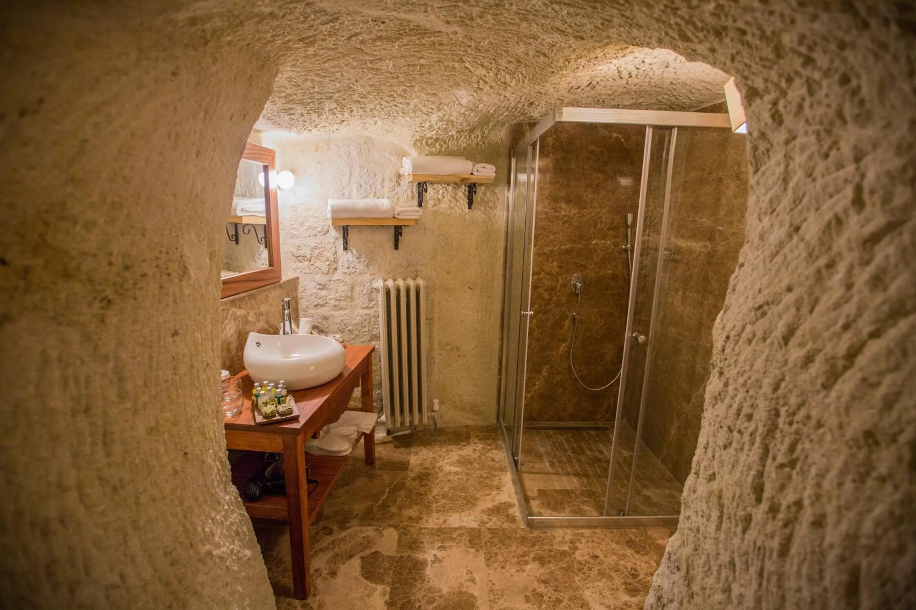 Bathroom in Agarta Cave Hotel