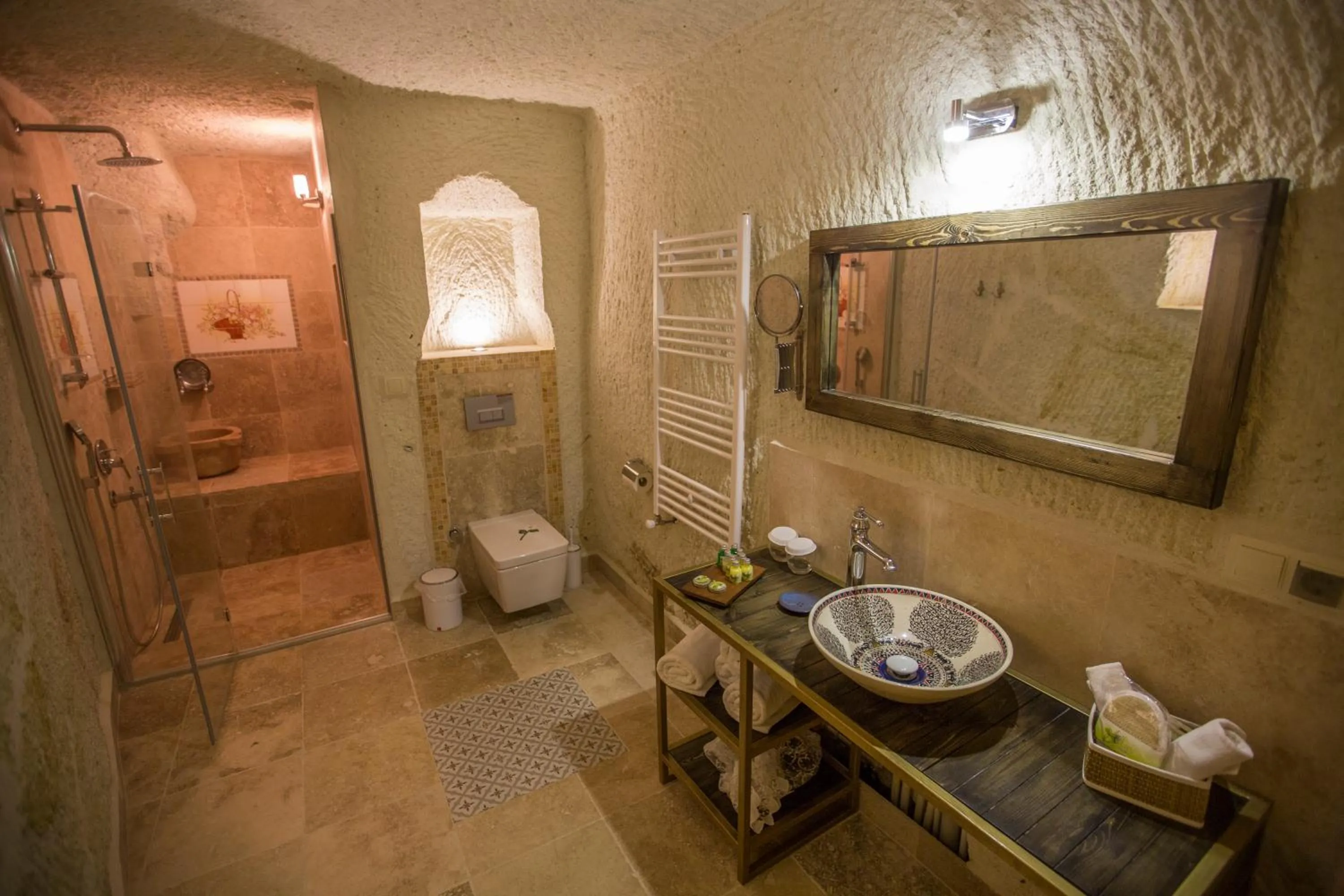 Decorative detail in Agarta Cave Hotel