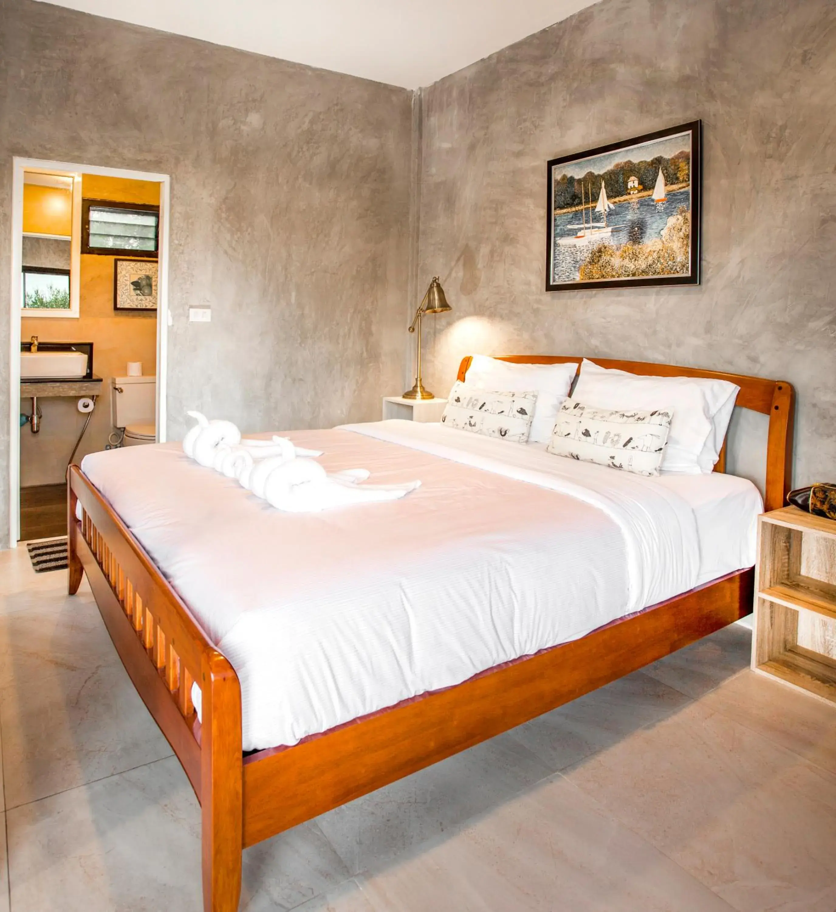 Bed in White Knot Khao Yai Bed in White Knot Khao Yai