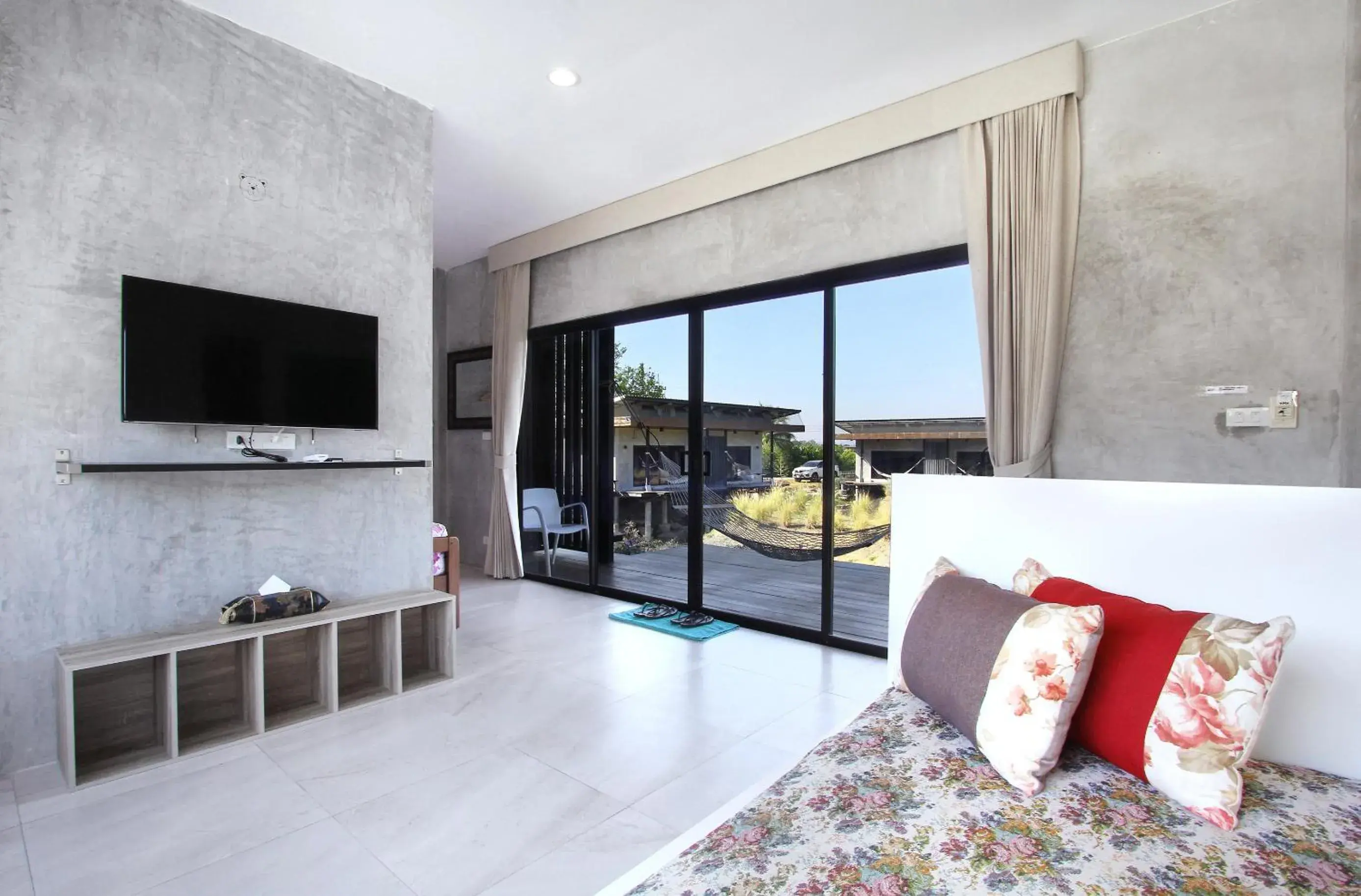 Living room, Bed in White Knot Khao Yai Living room, Bed in White Knot Khao Yai