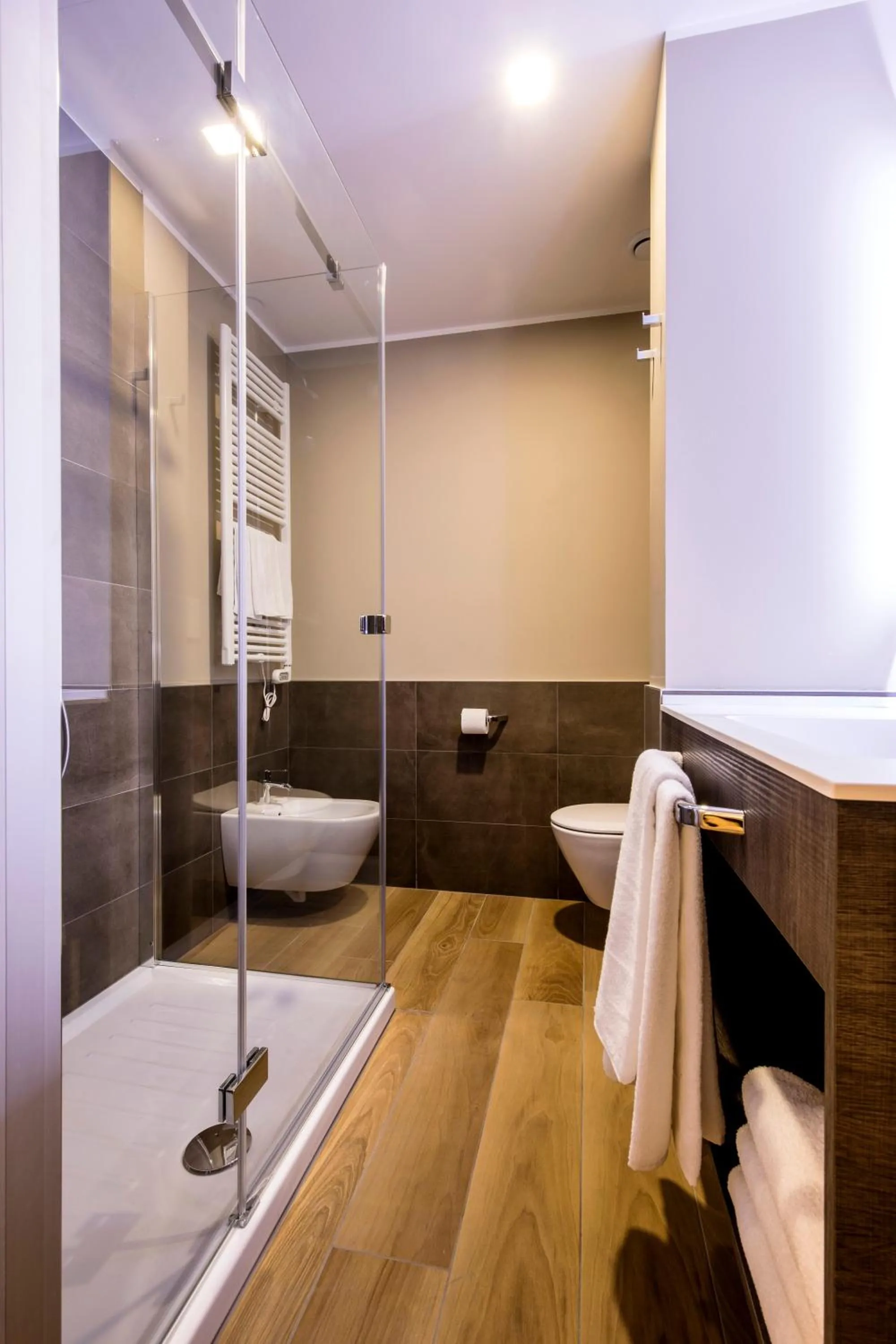 Shower in 43 Station Hotel