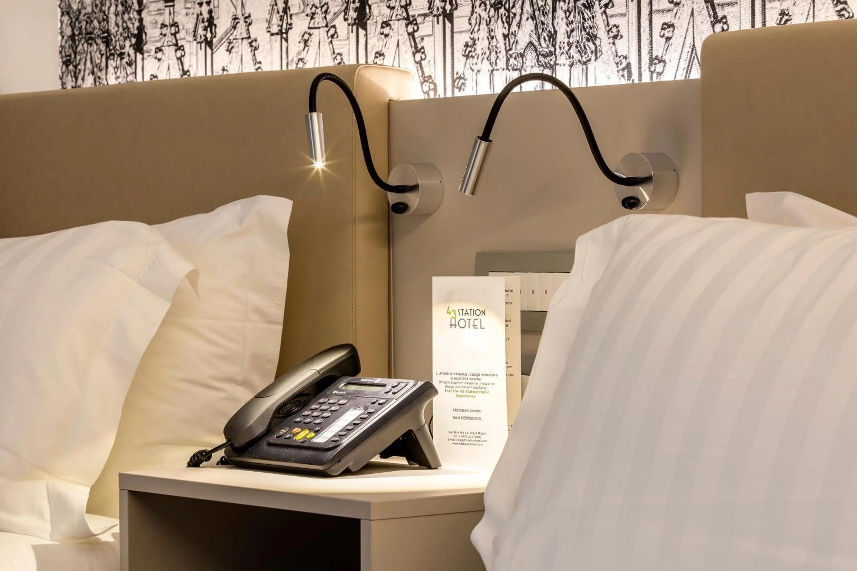 Bed in 43 Station Hotel