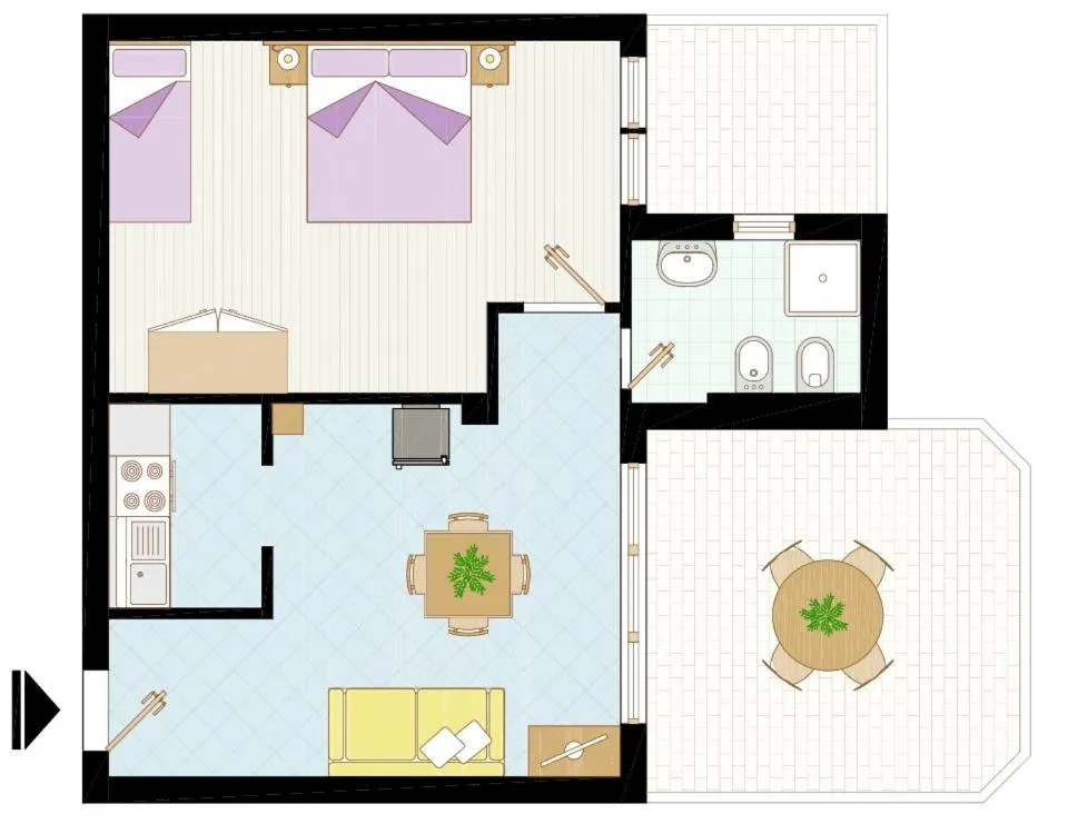 Floor plan in Tre C