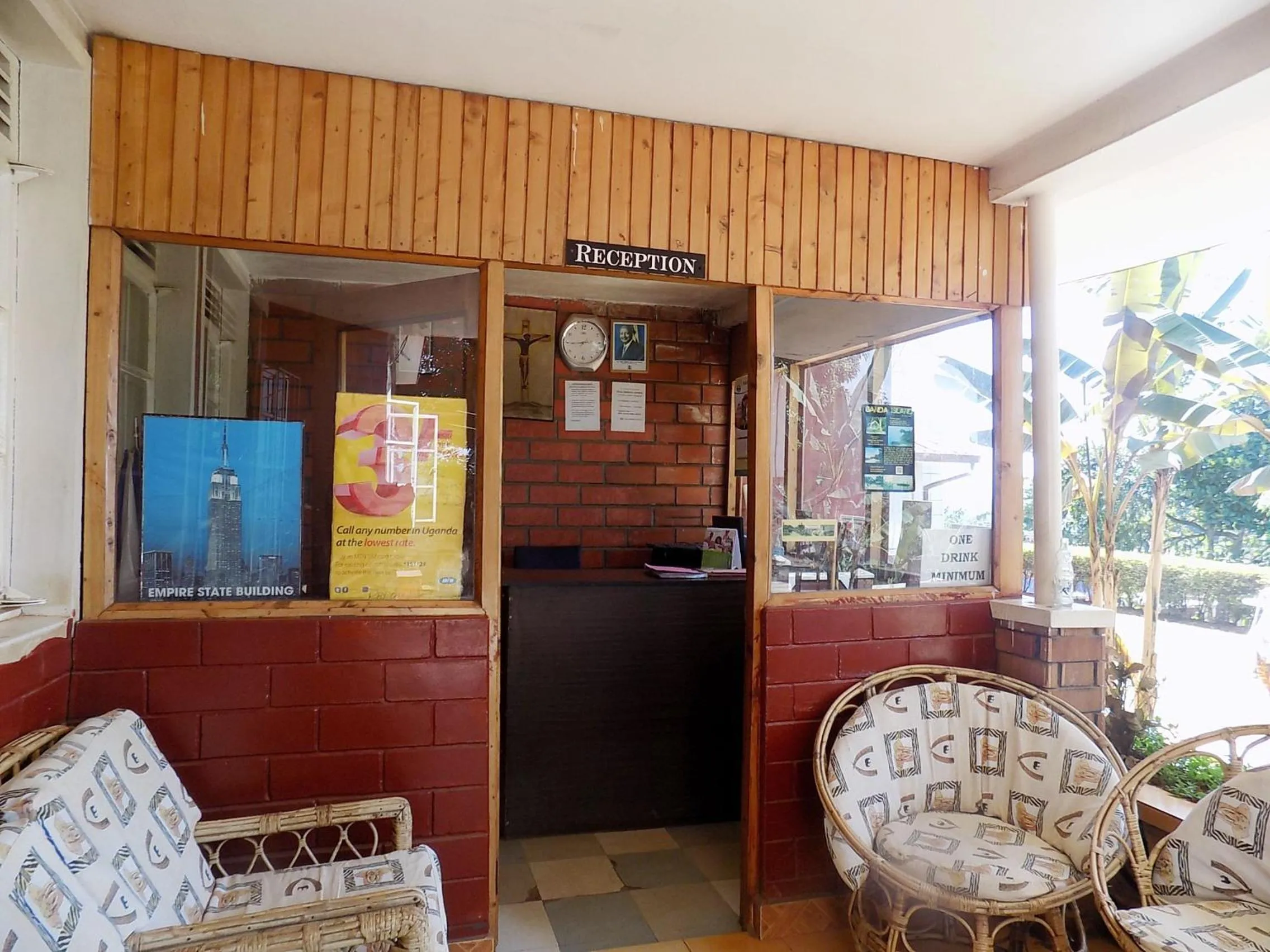 Lobby or reception in Manhattan Guesthouse Kampala