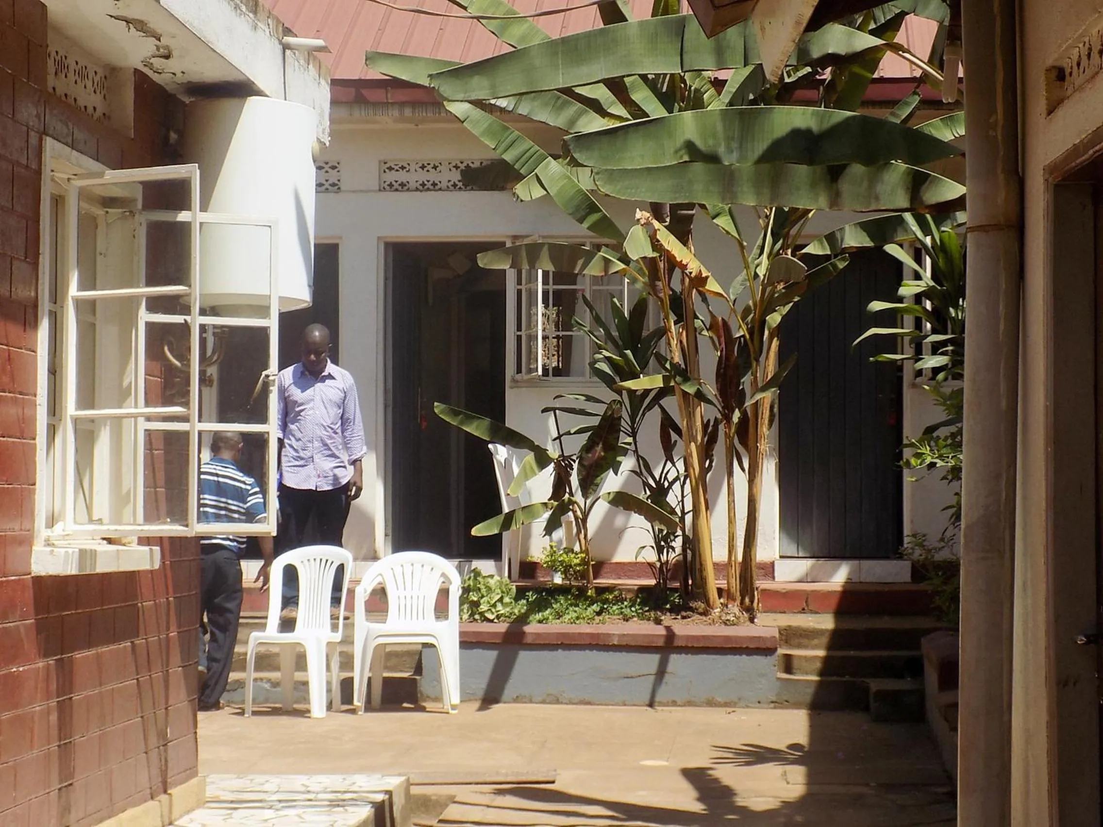 Garden in Manhattan Guesthouse Kampala