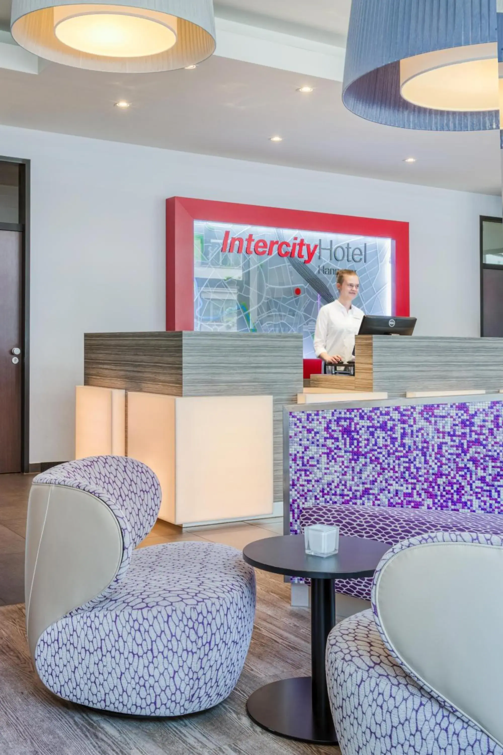 Lobby or reception in IntercityHotel Hannover Lobby or reception in IntercityHotel Hannover