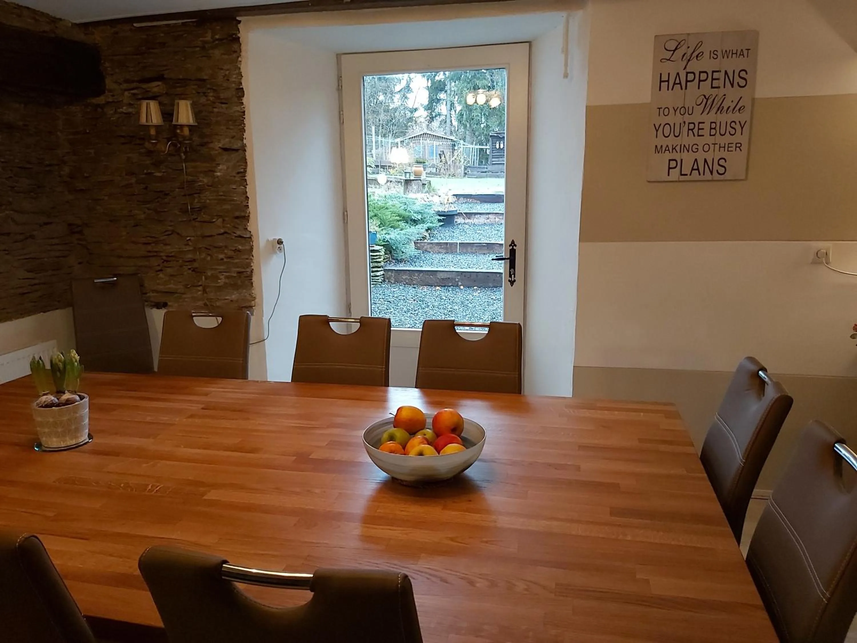 Dining area in La Fermette Blanche