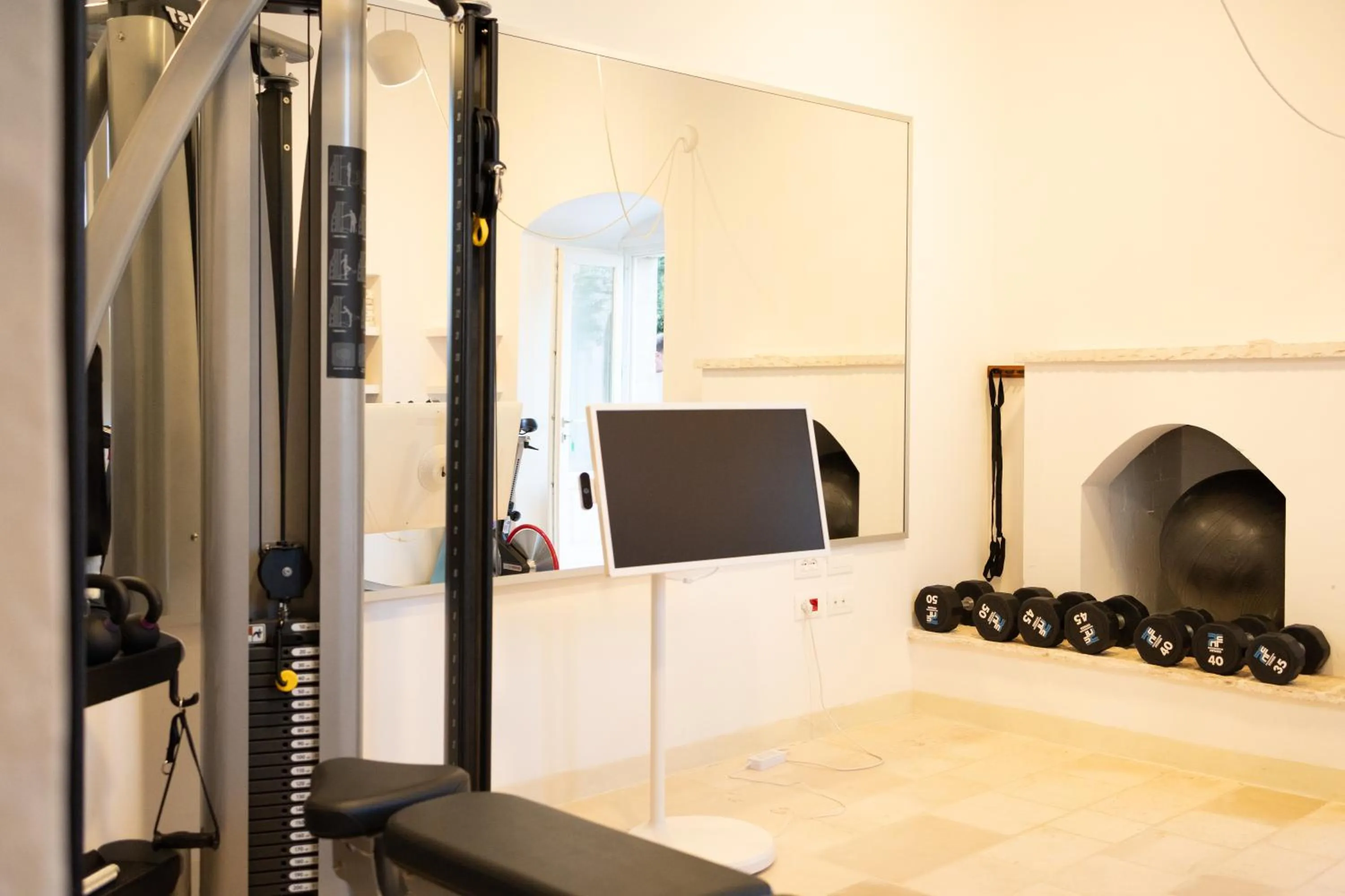 Fitness centre/facilities in Villa Torre Bianca by Emily Hotels