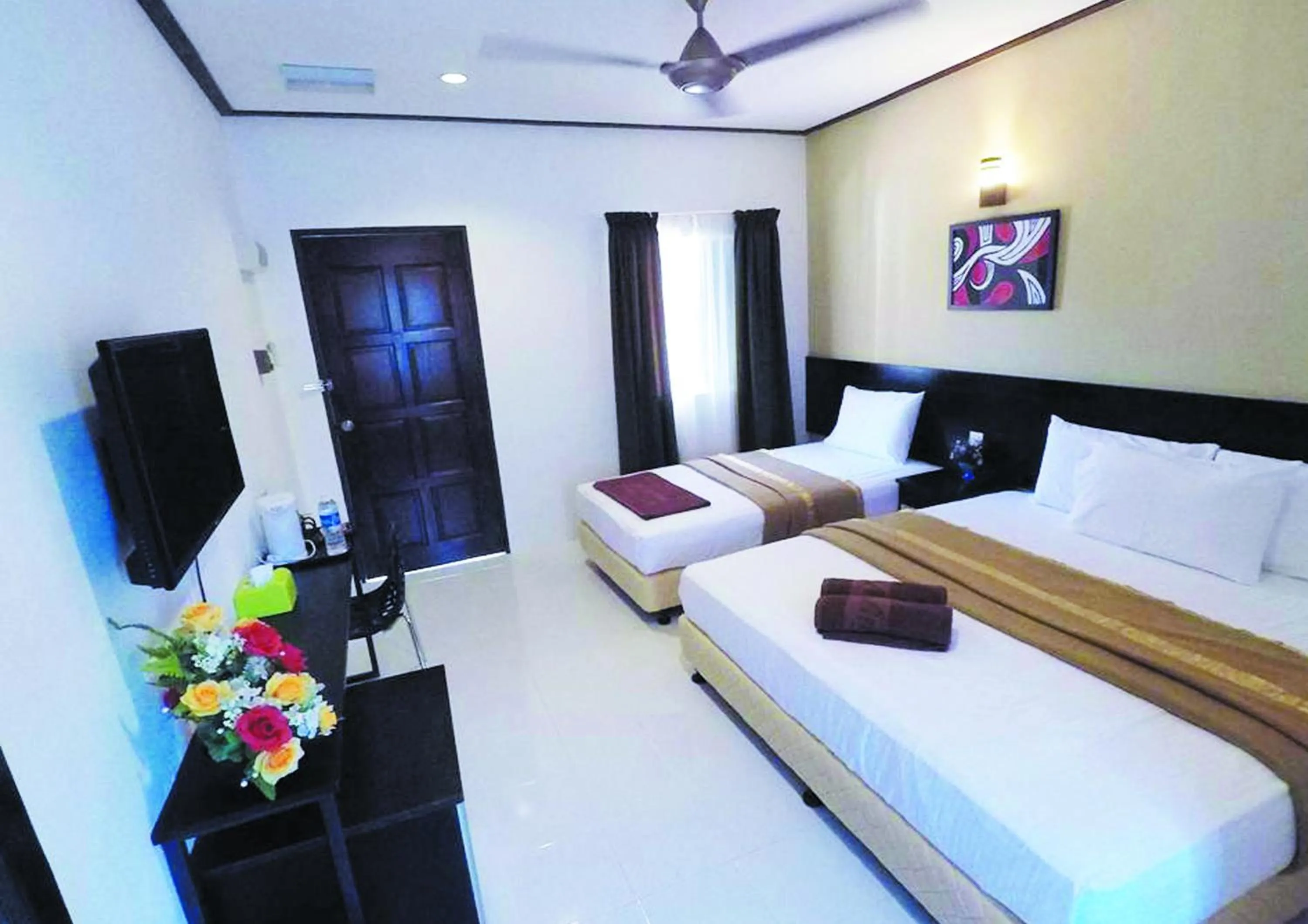 Bedroom, Bed in Anjung Villa