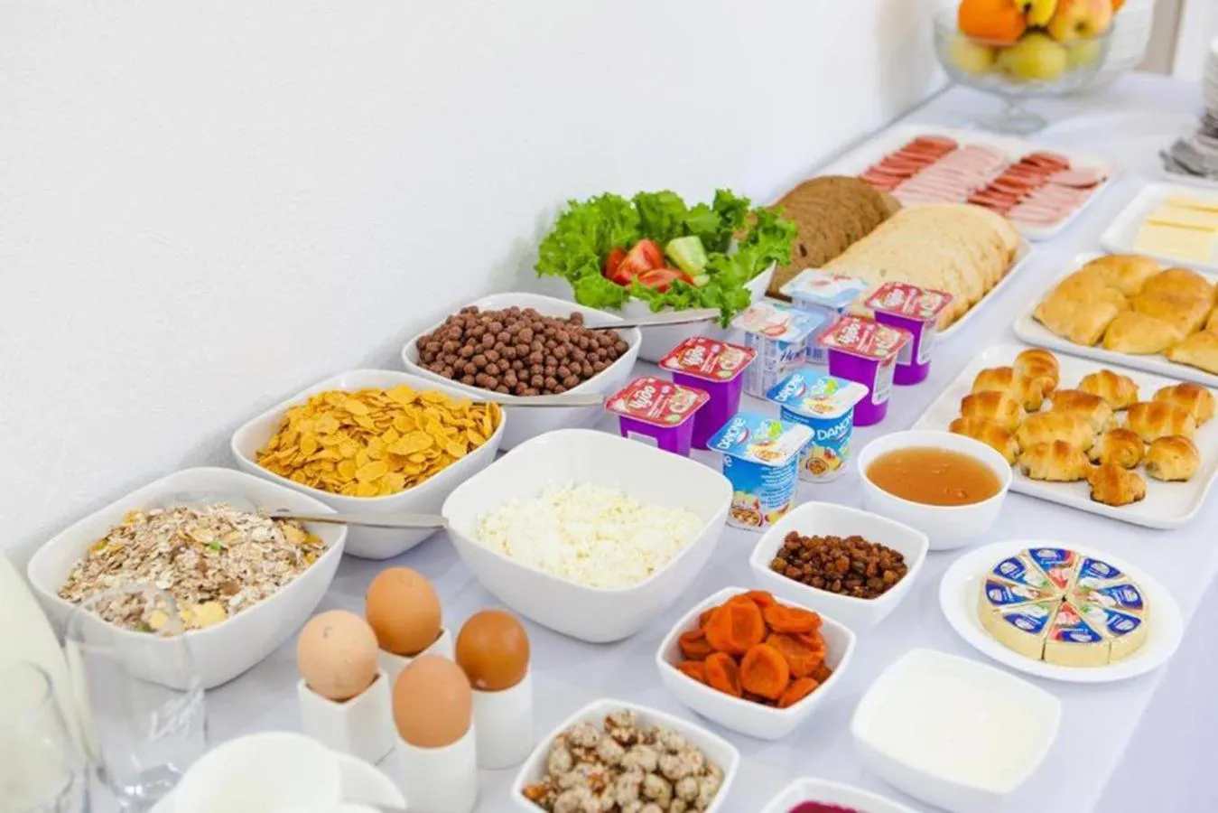 Continental breakfast in TourAsia Hotel